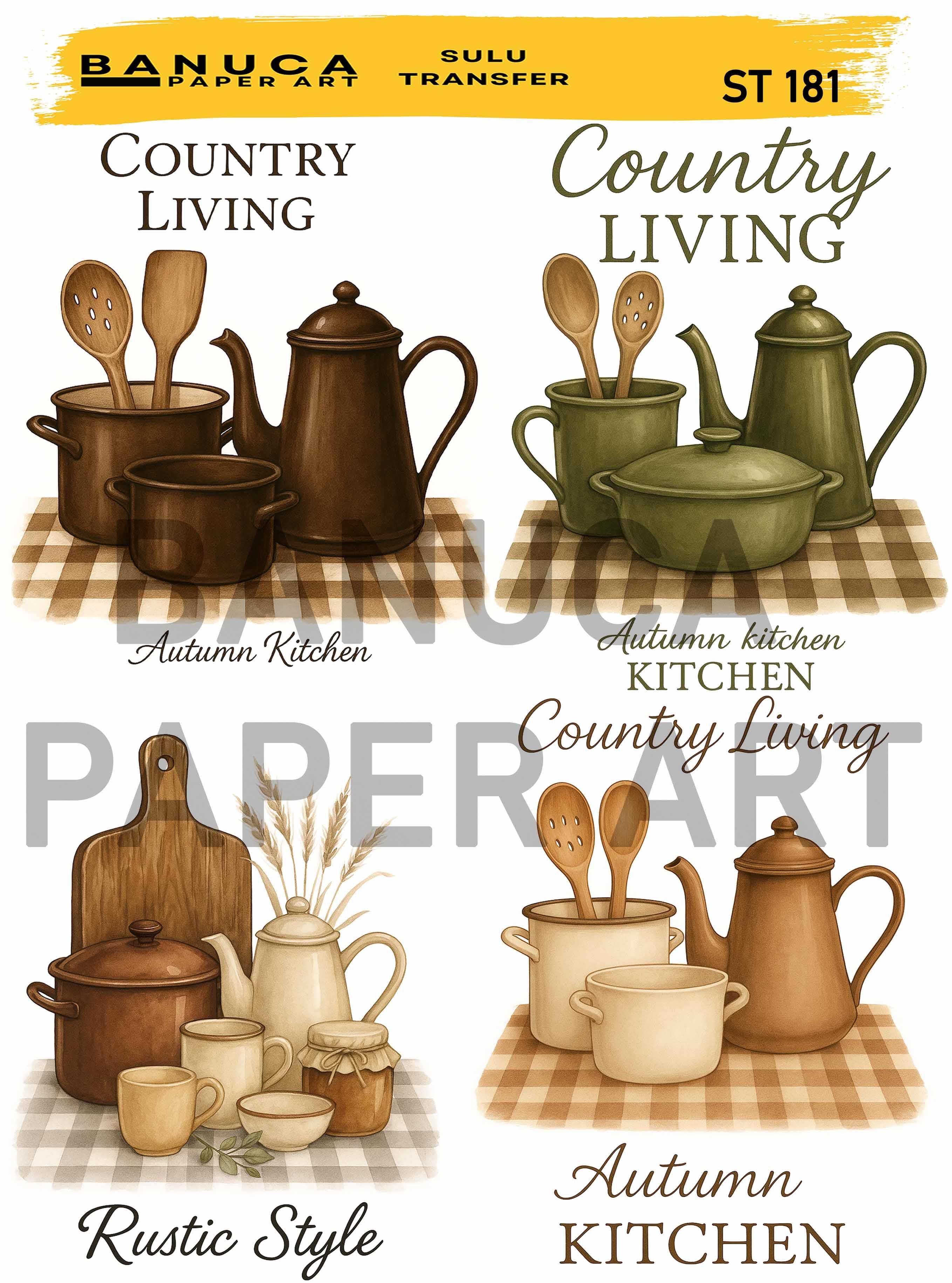 BANUCA PAPER ART SULU TRANSFER