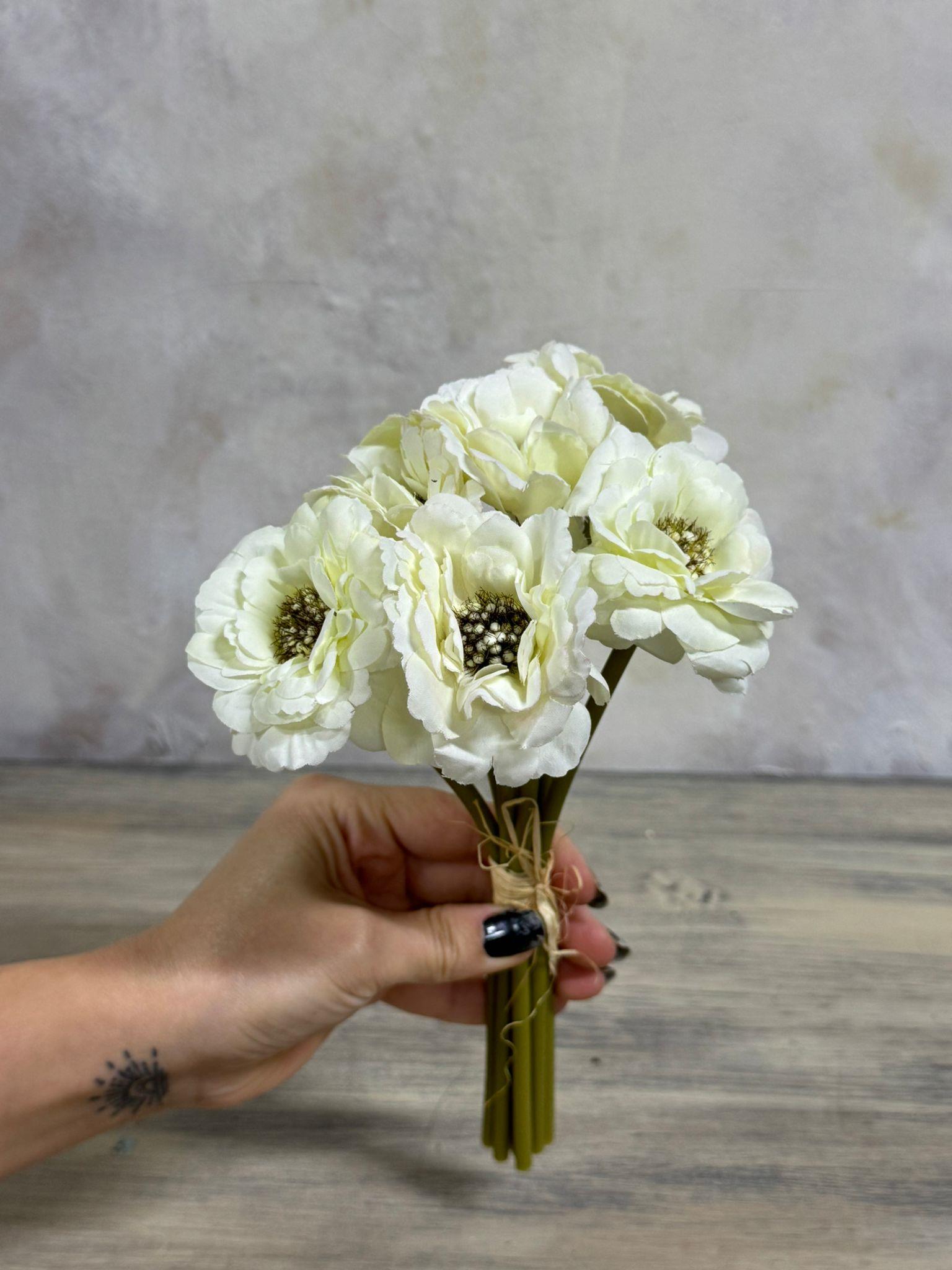 BEYAZ KARANFİL  23 CM