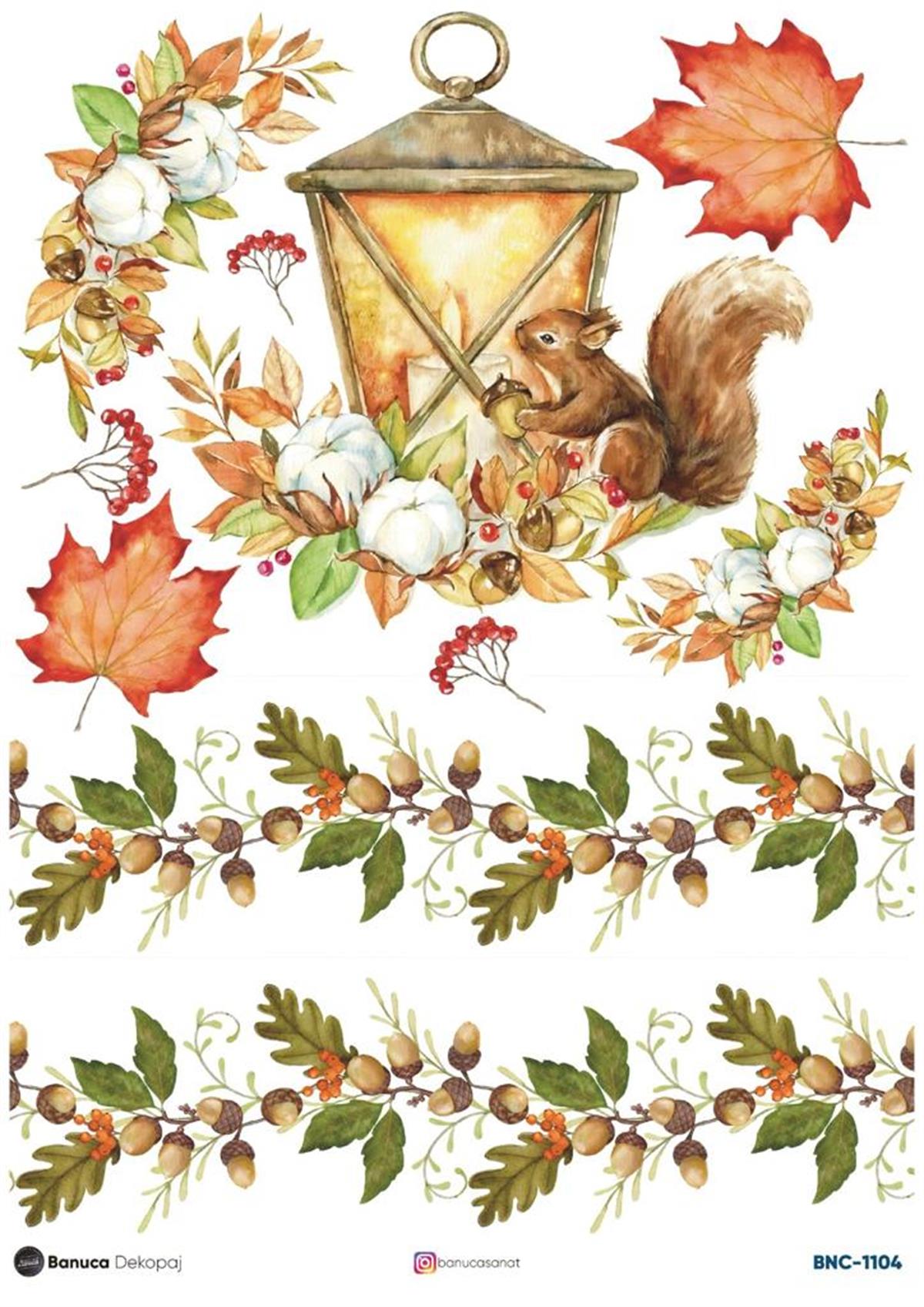 BNC PİRİNÇ DEKOPAJ 30X41 CM