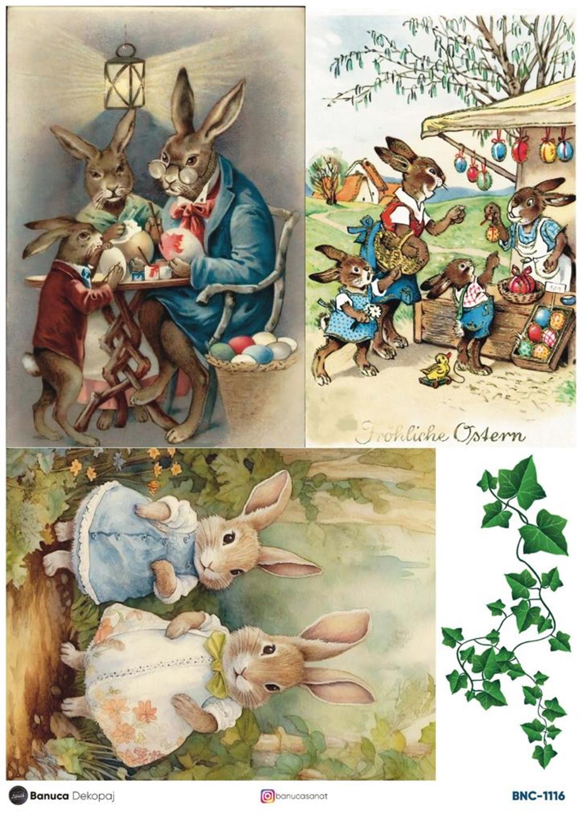 BNC PİRİNÇ DEKOPAJ 30X41 CM