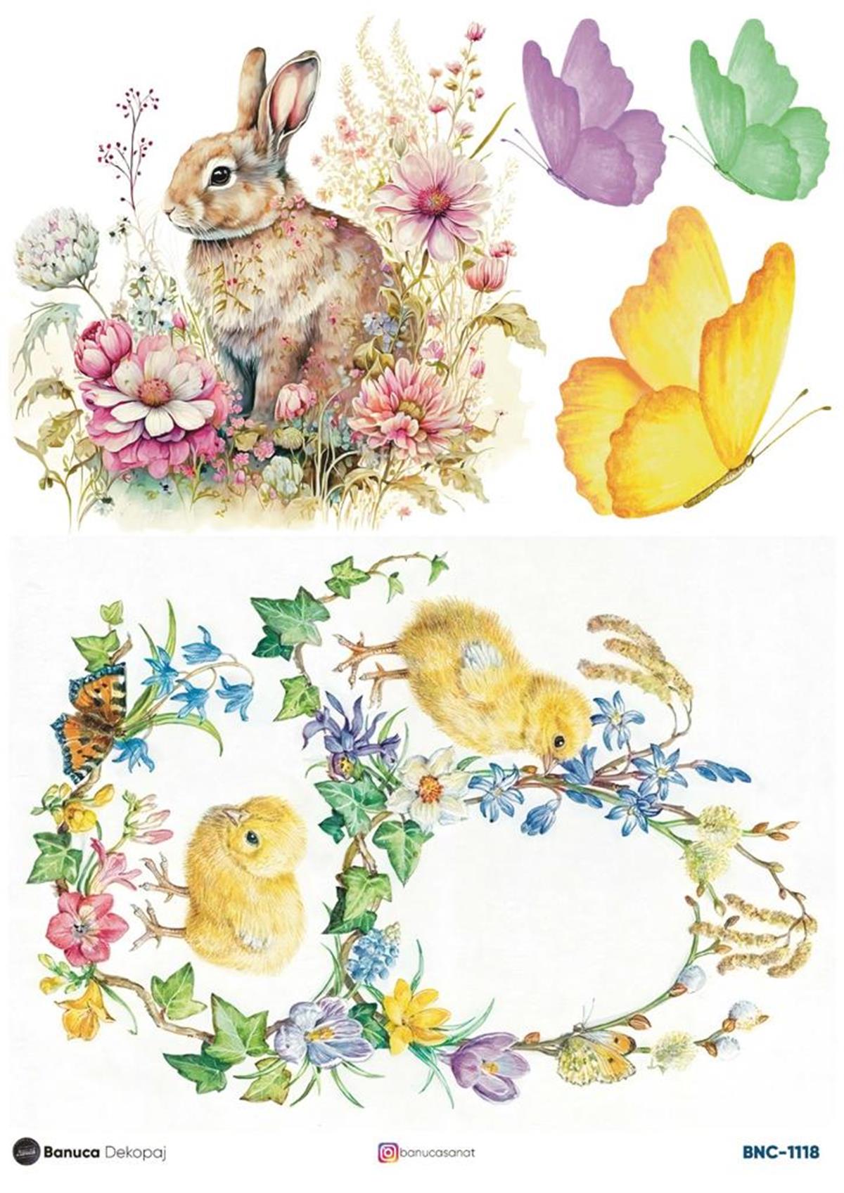 BNC PİRİNÇ DEKOPAJ 30X41 CM