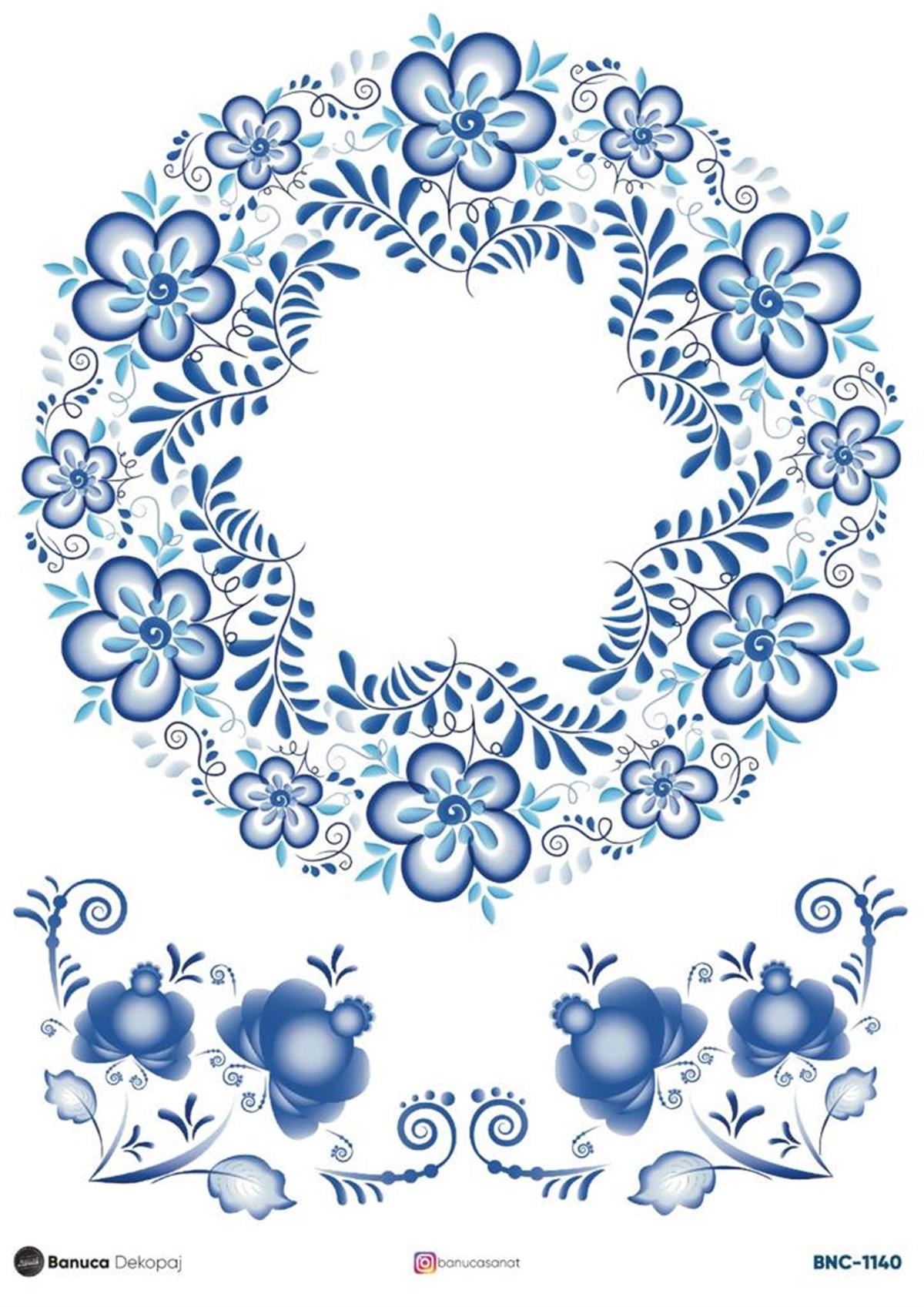 BNC PİRİNÇ DEKOPAJ 30X41 CM