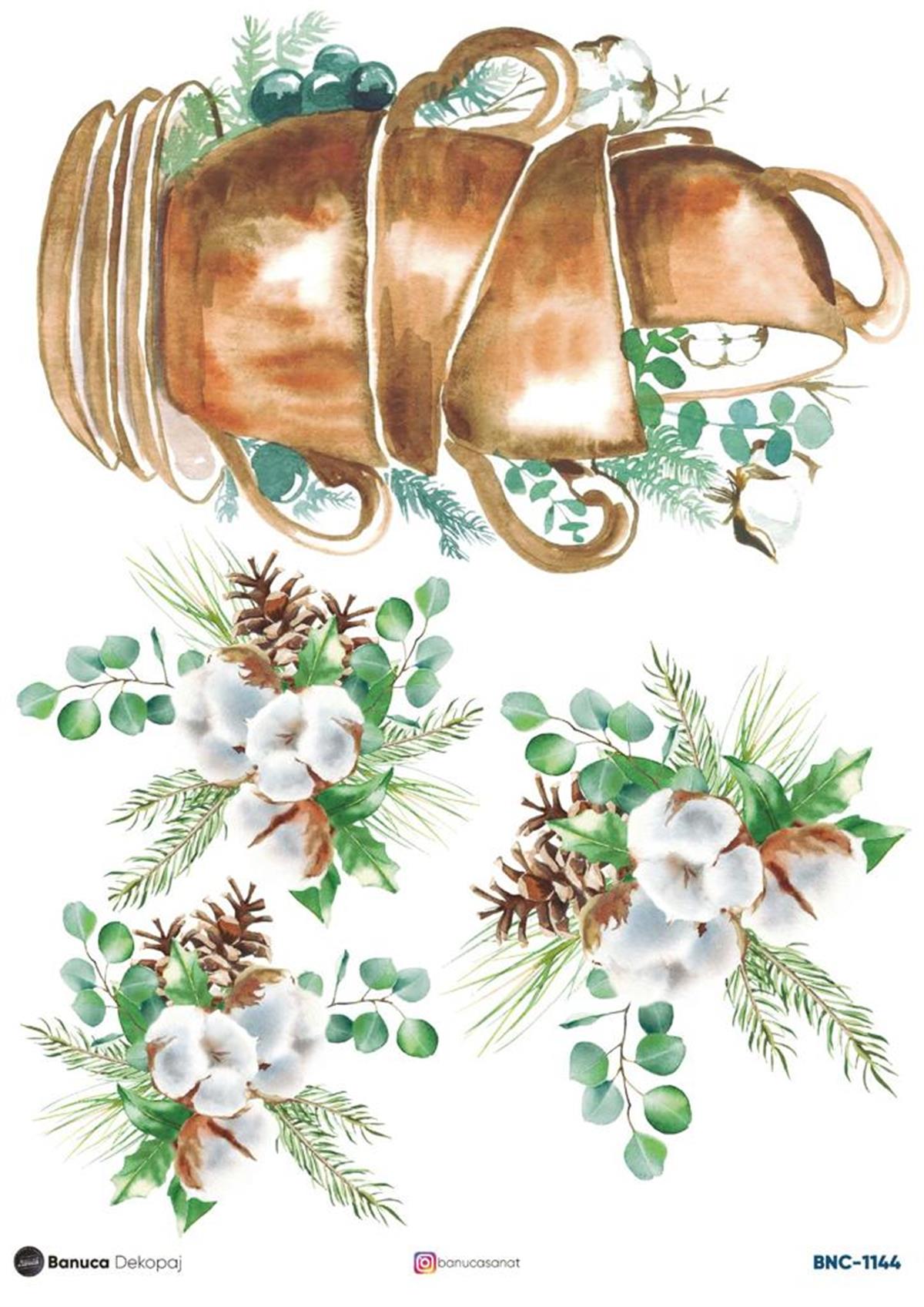 BNC PİRİNÇ DEKOPAJ 30X41 CM