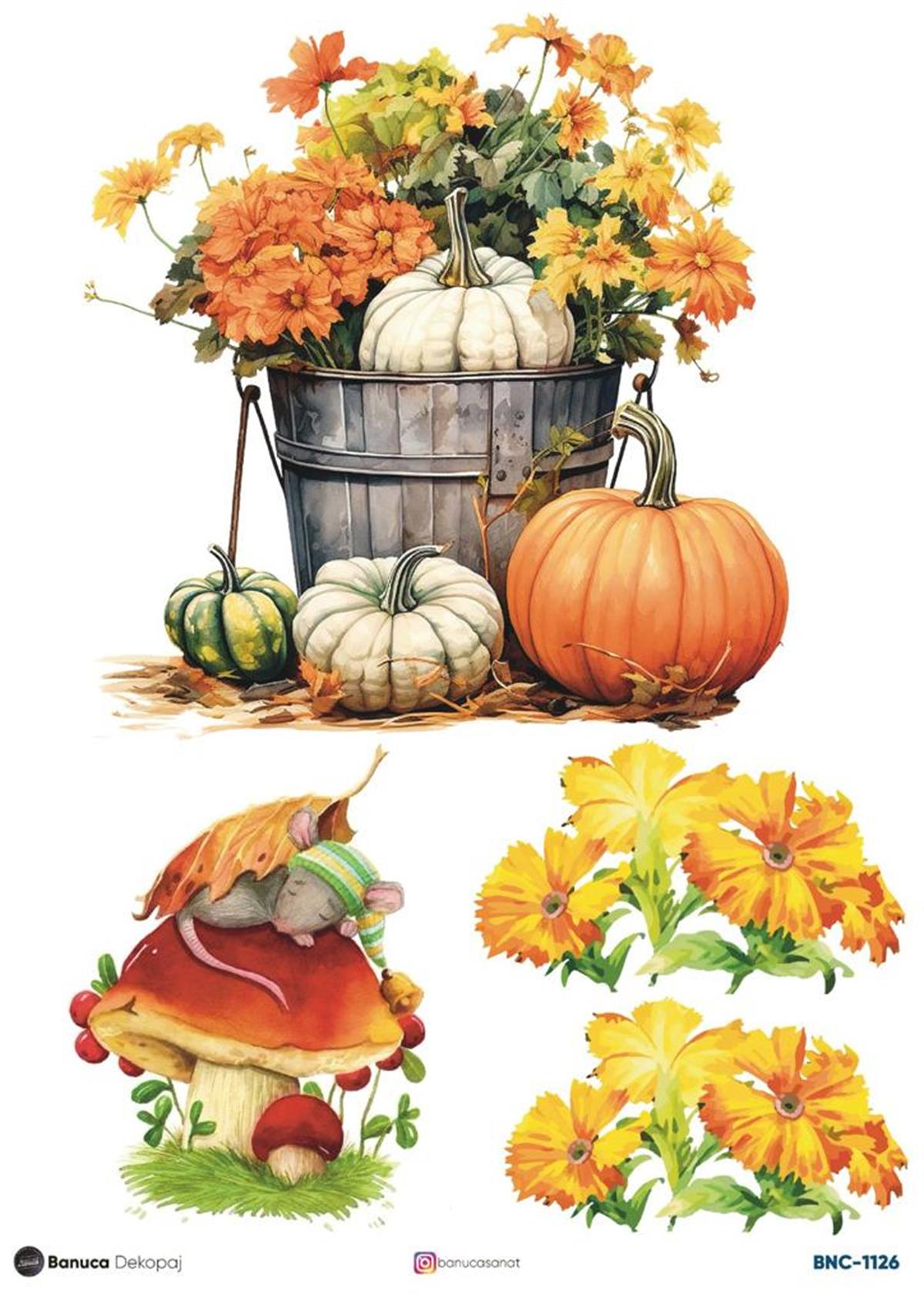 BNC PİRİNÇ DEKOPAJ 30X41 CM