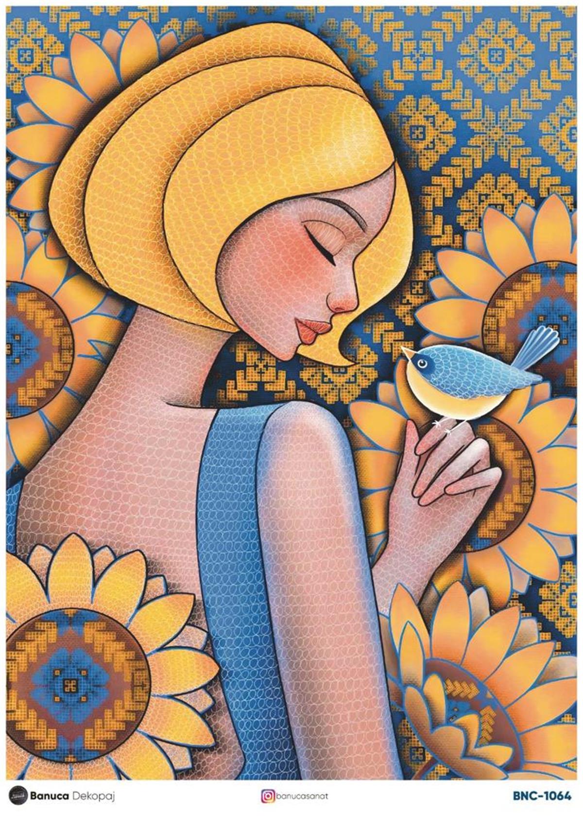 BNC PİRİNÇ DEKOPAJ KAĞIDI 30X41 CM