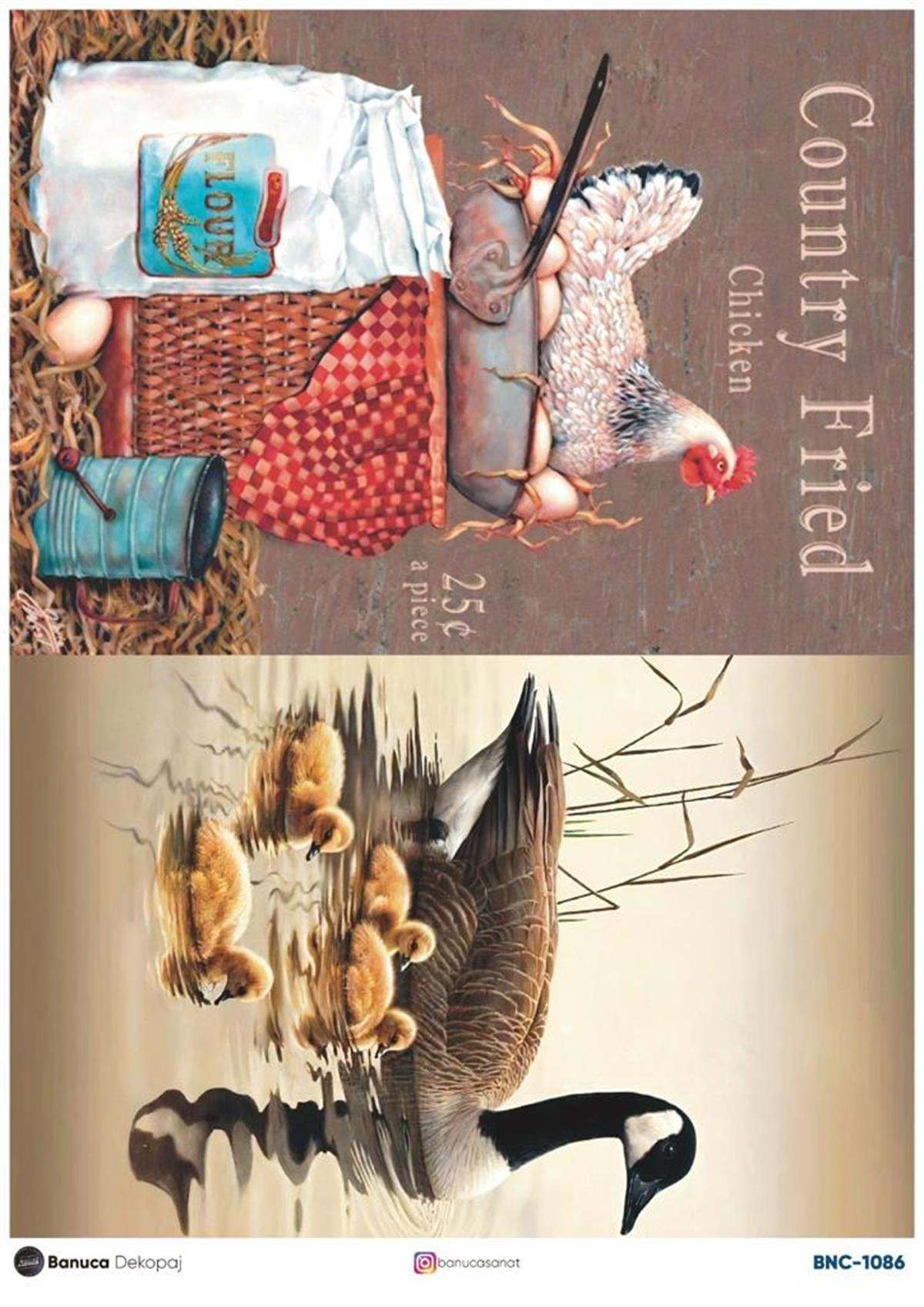 BNC PİRİNÇ DEKOPAJ KAĞIDI 30X41 CM