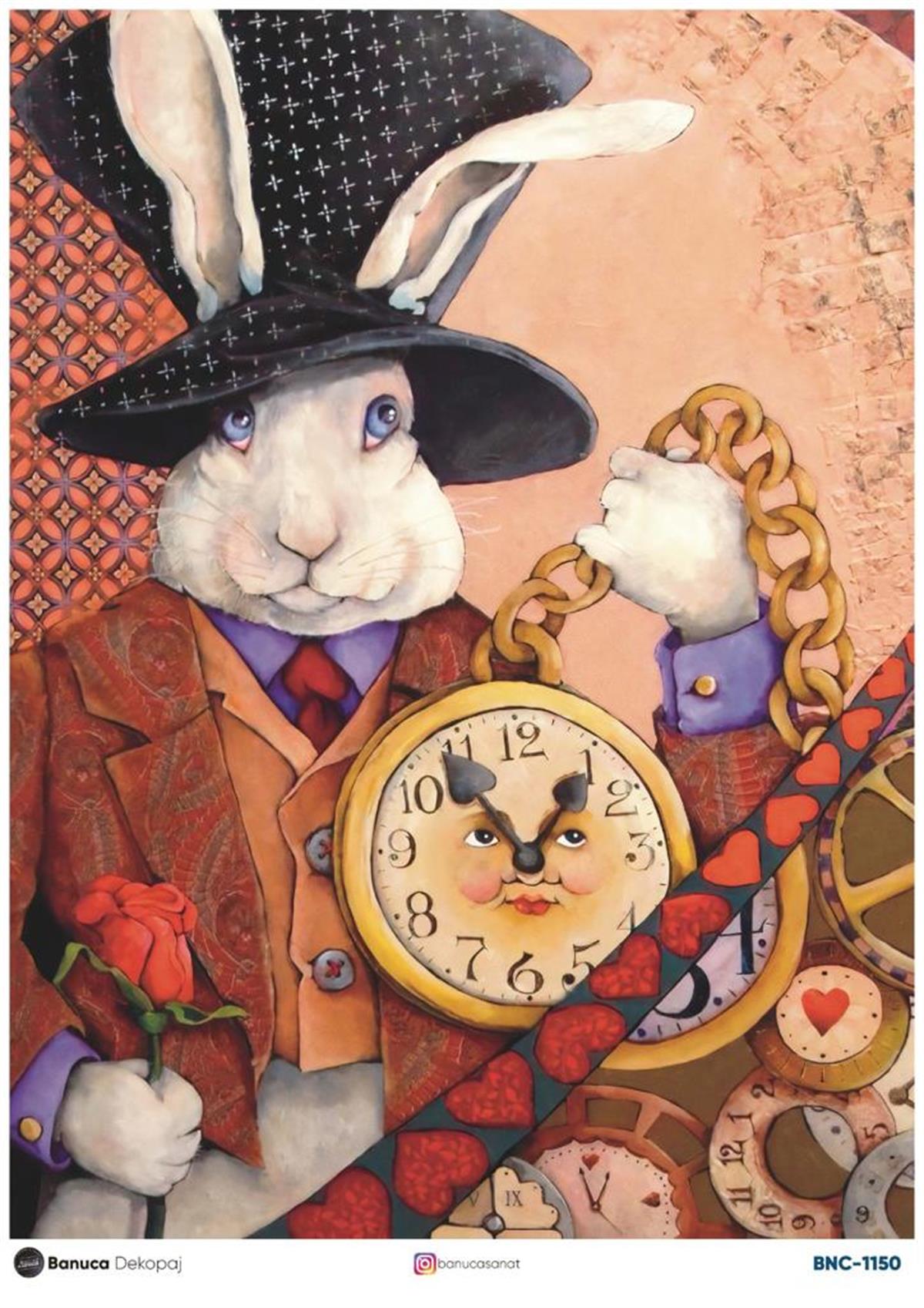 BNC PİRİNÇ DEKOPAJ KAĞIDI  30X41 CM