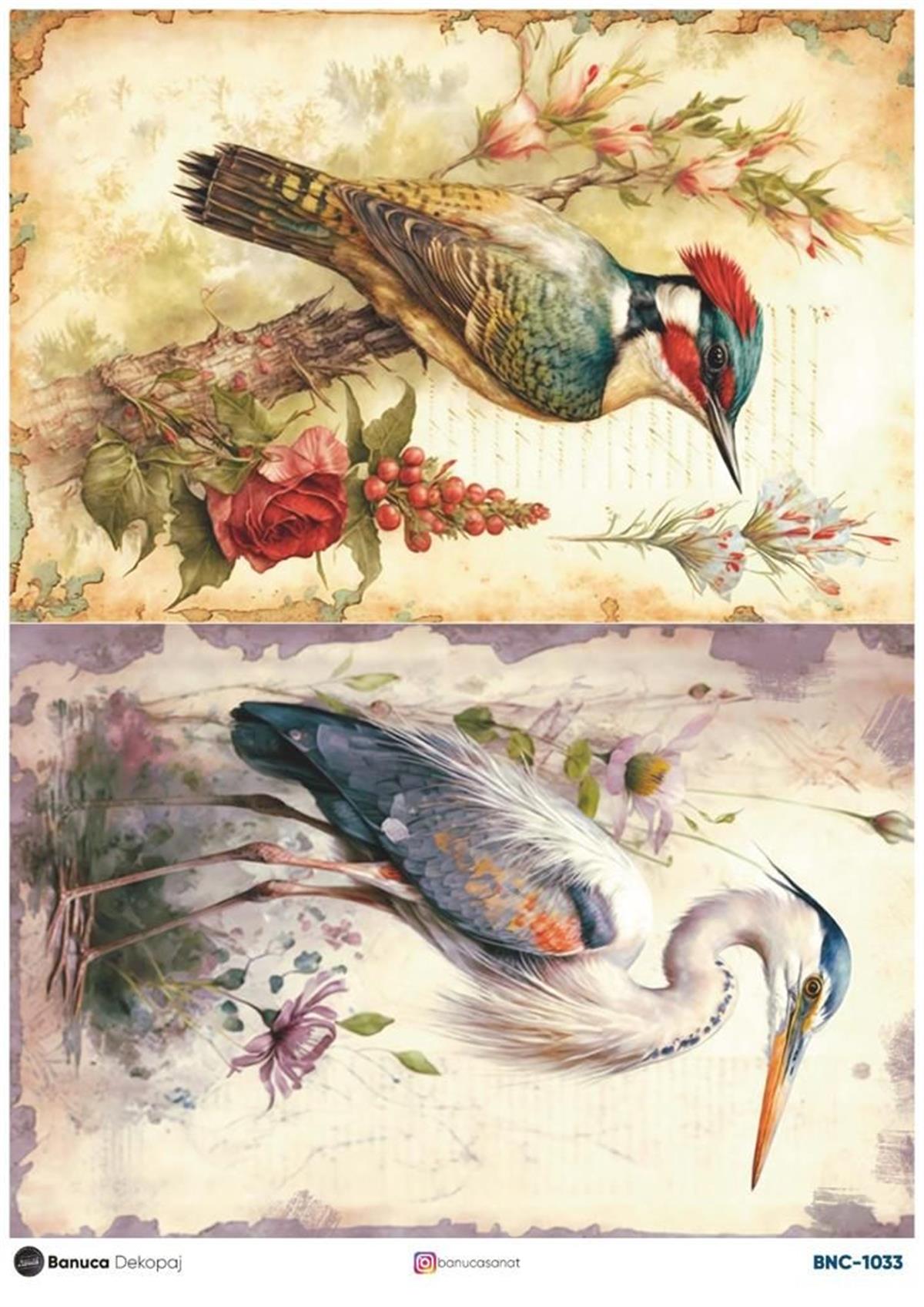 BNC PİRİNÇ DEKOPAJ KAĞIDI 30X41 CM