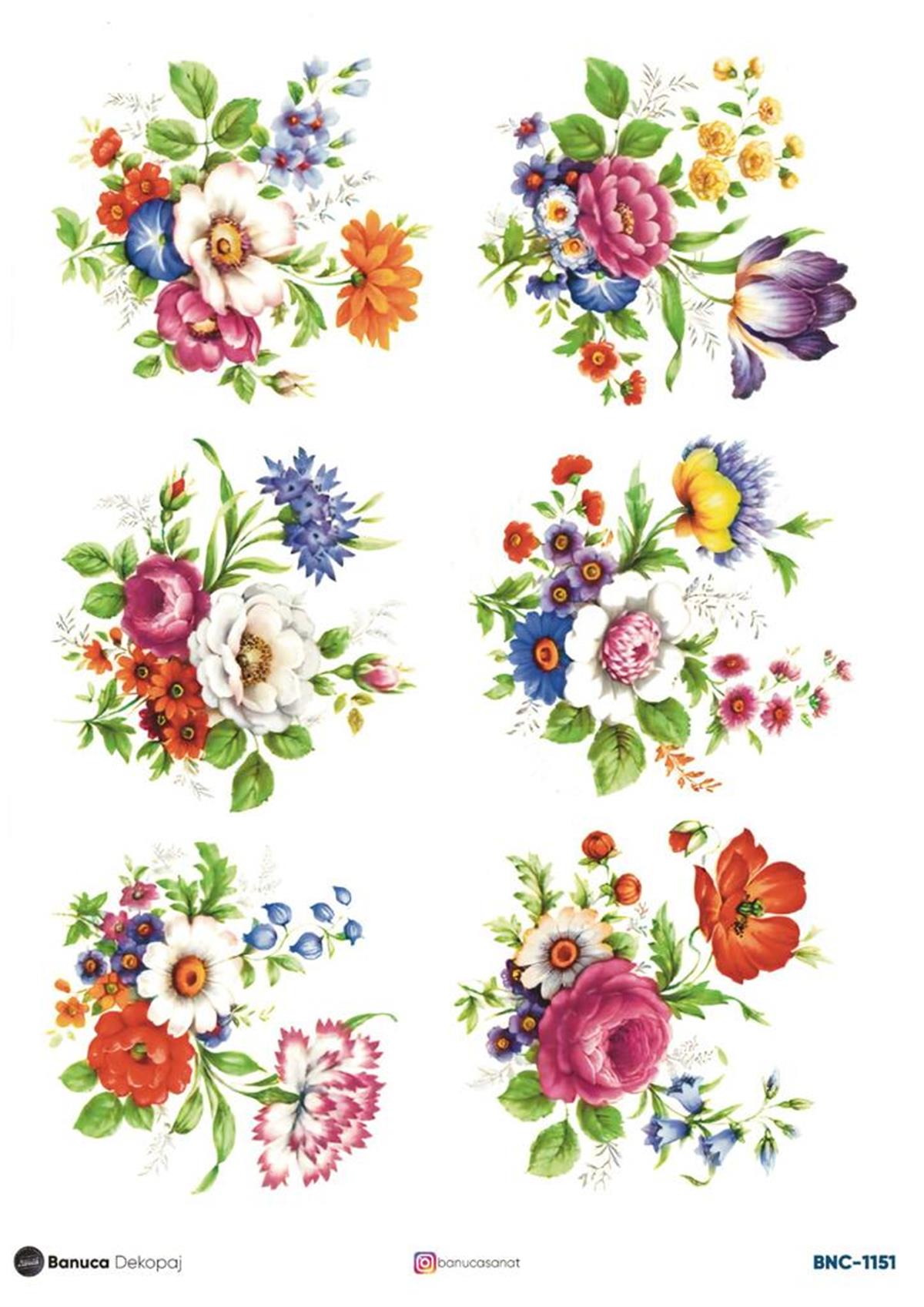 BNC PİRİNÇ DEKOPAJ KAĞIDI  30X41 CM