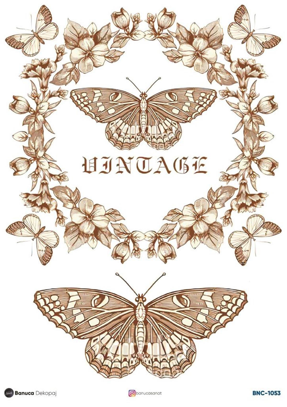 BNC PİRİNÇ DEKOPAJ KAĞIDI 30X41 CM