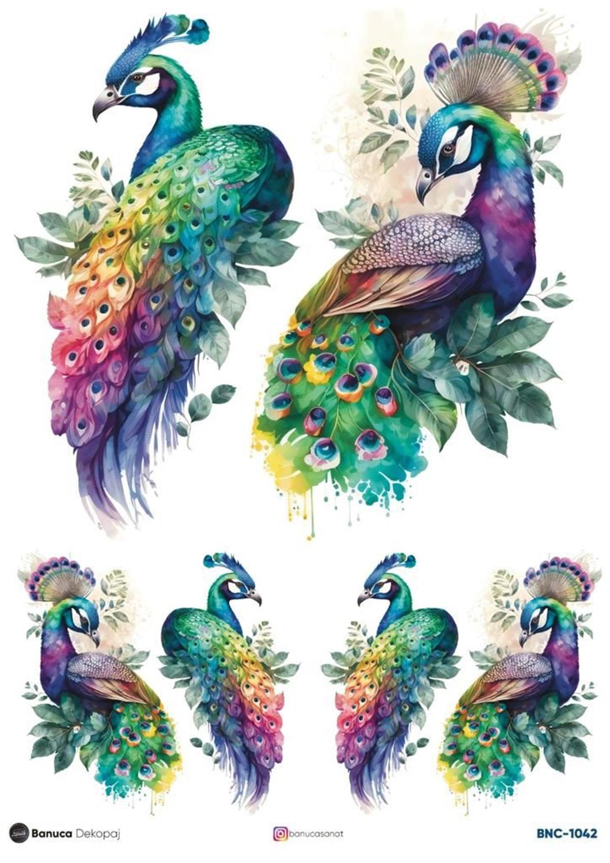 BNC PİRİNÇ DEKOPAJ KAĞIDI 30X41 CM