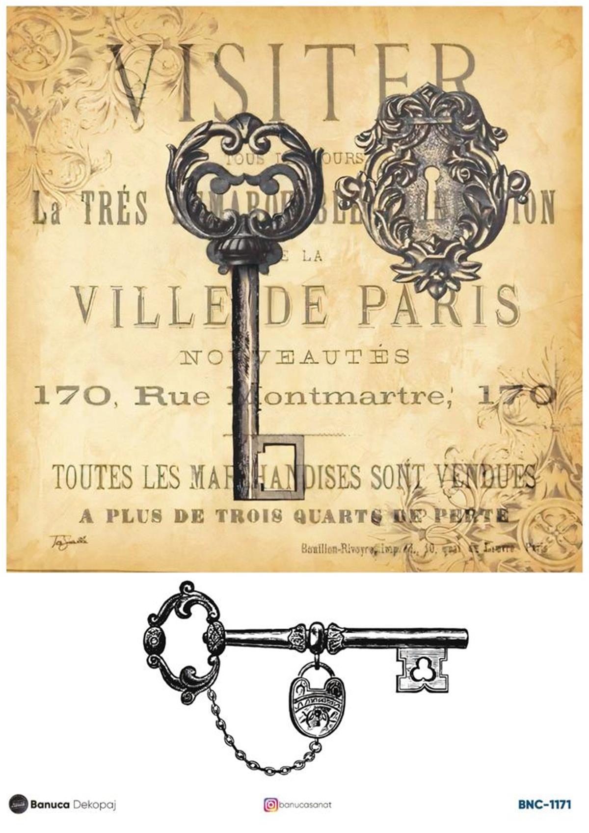 BNC PİRİNÇ DEKOPAJ KAĞIDI  30X41 CM