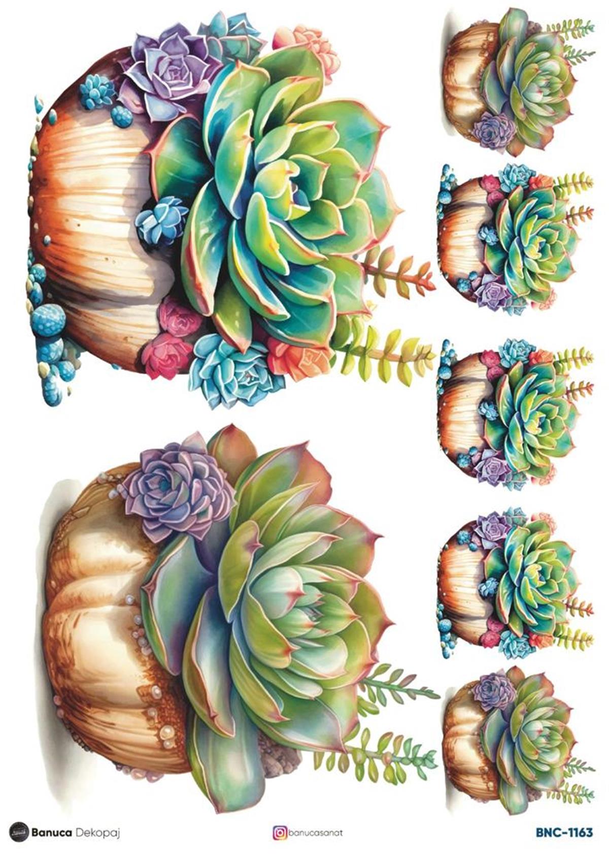 BNC PİRİNÇ DEKOPAJ KAĞIDI  30X41 CM