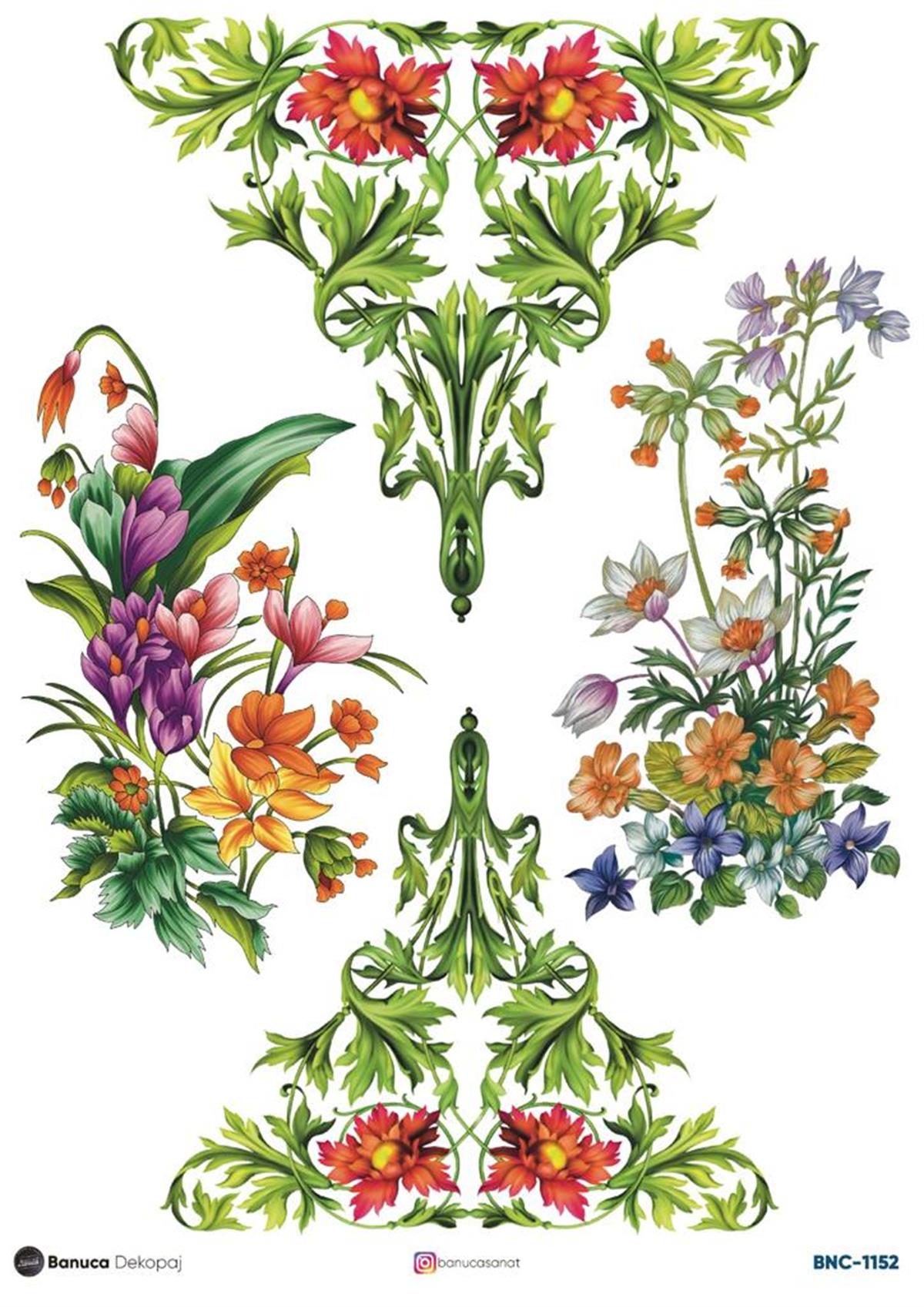 BNC PİRİNÇ DEKOPAJ KAĞIDI  30X41 CM