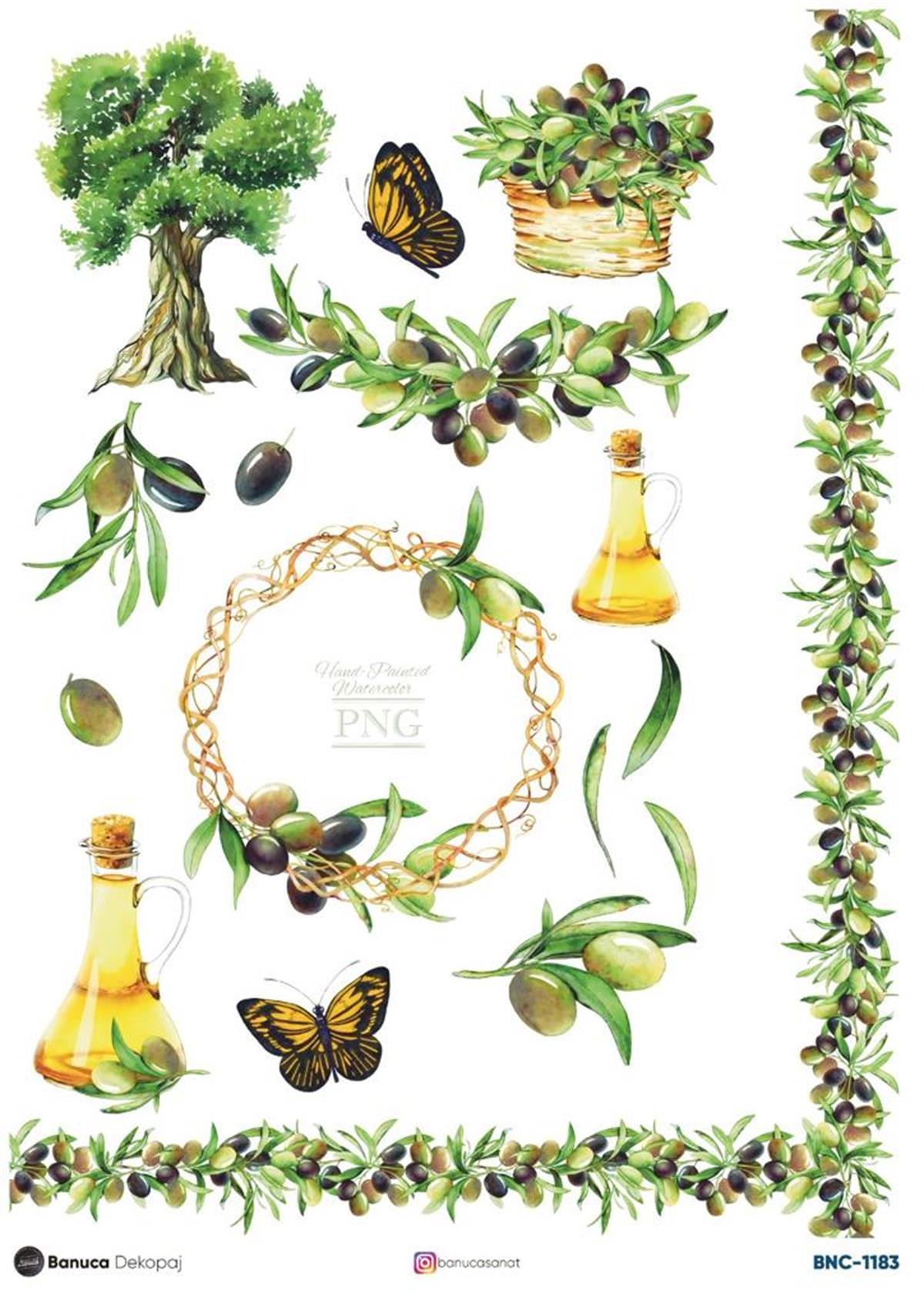 BNC PİRİNÇ DEKOPAJ KAĞIDI  30X41 CM