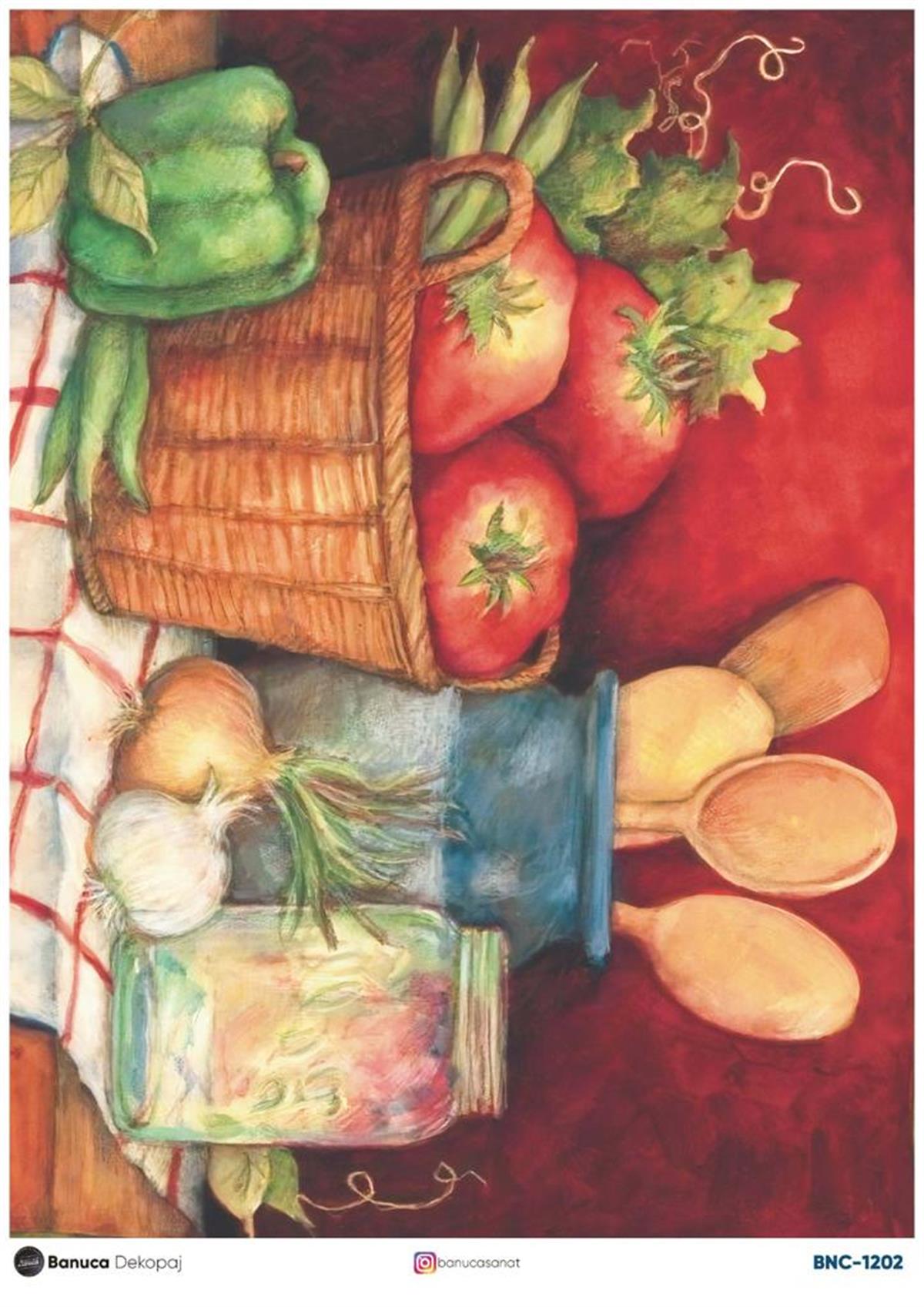 BNC PİRİNÇ DEKOPAJ KAĞIDI  30X41 CM