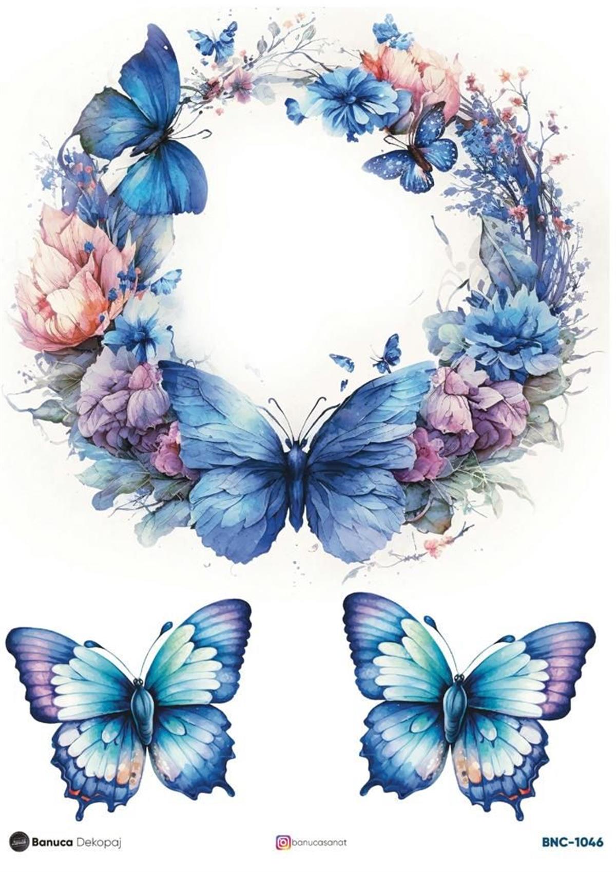 BNC PİRİNÇ DEKOPAJ KAĞIDI 30X41 CM