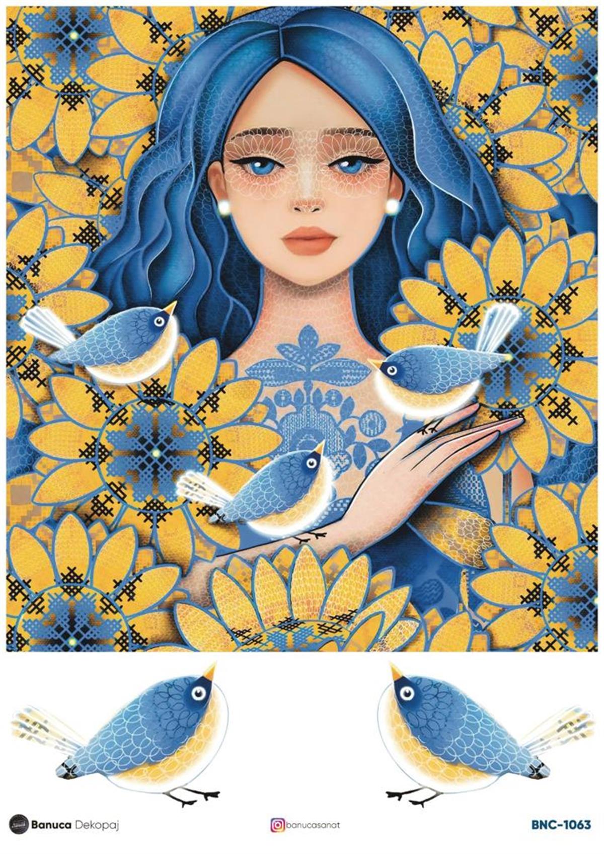 BNC PİRİNÇ DEKOPAJ KAĞIDI 30X41 CM