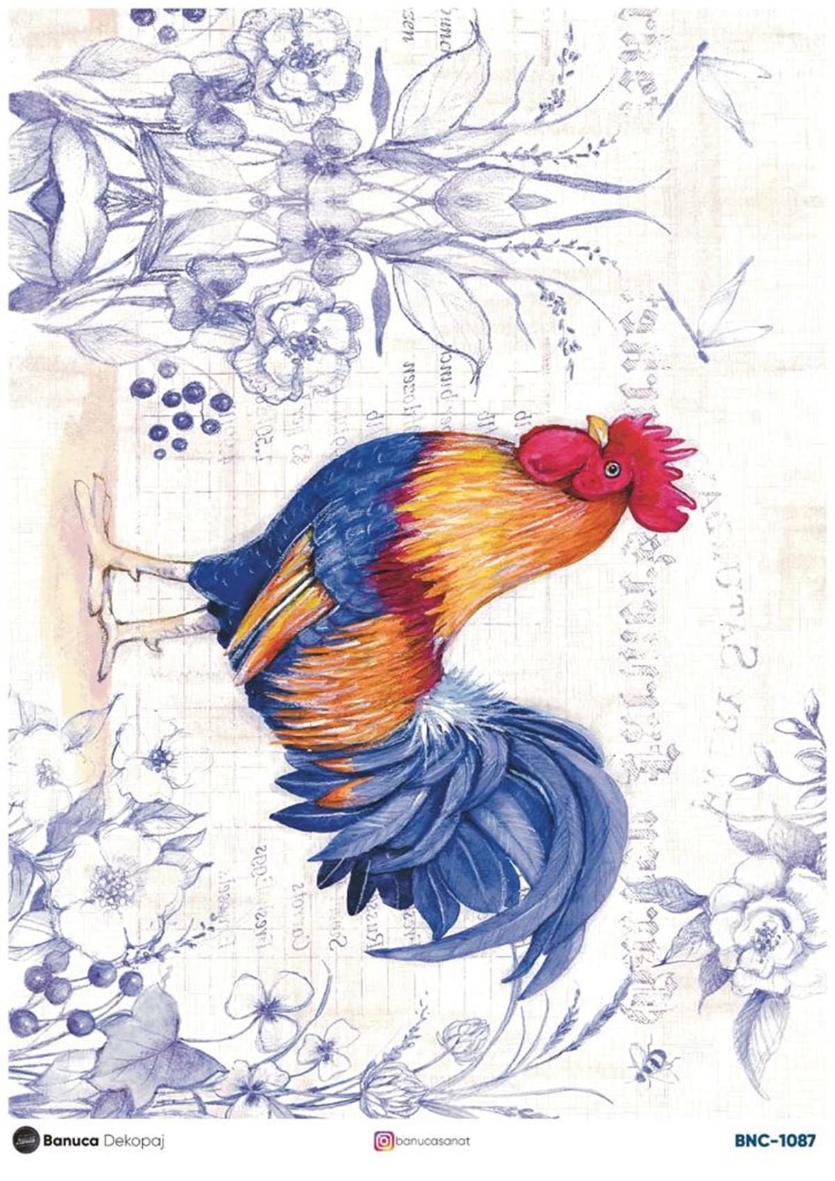 BNC PİRİNÇ DEKOPAJ KAĞIDI 30X41 CM