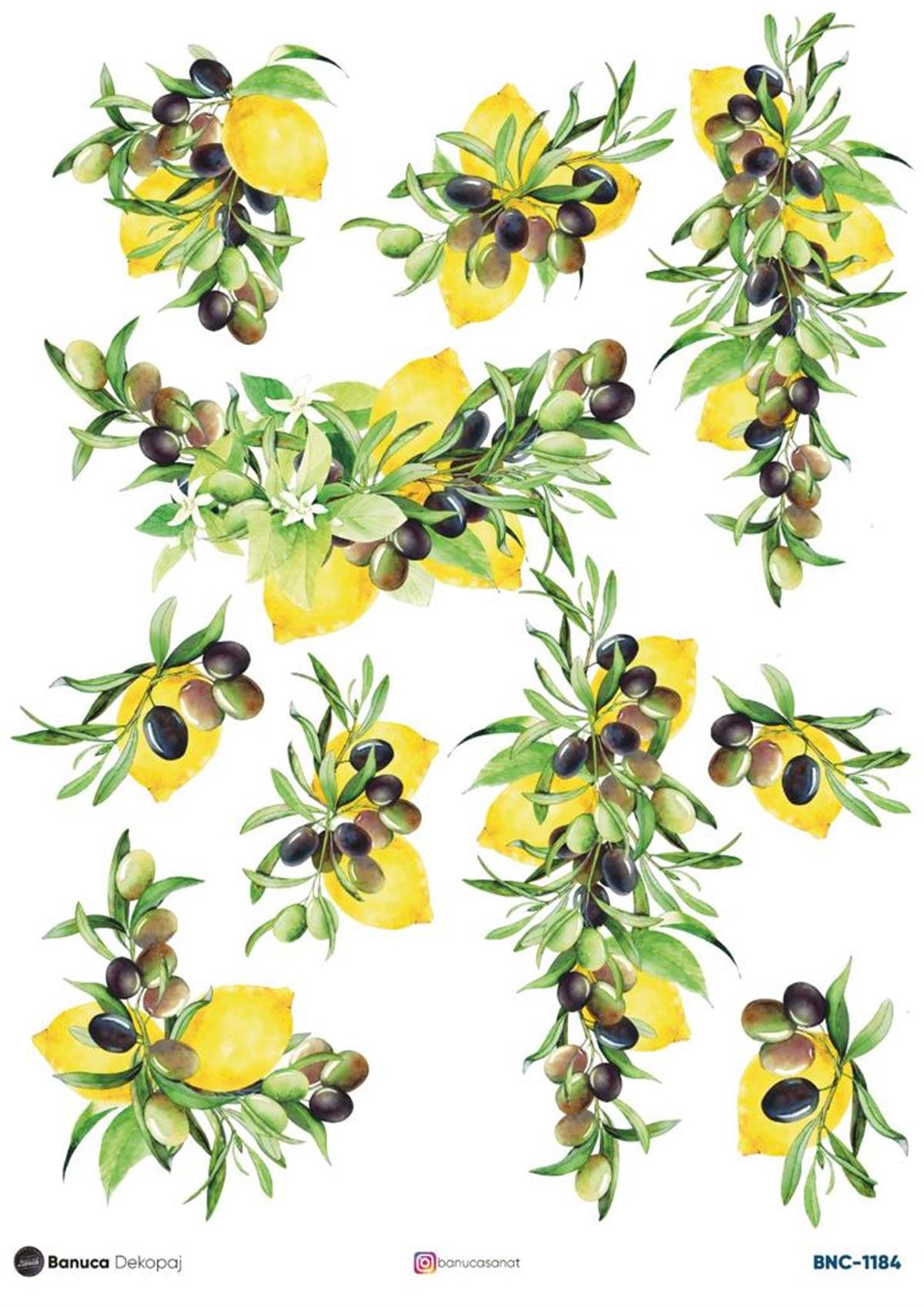 BNC PİRİNÇ DEKOPAJ KAĞIDI  30X41 CM