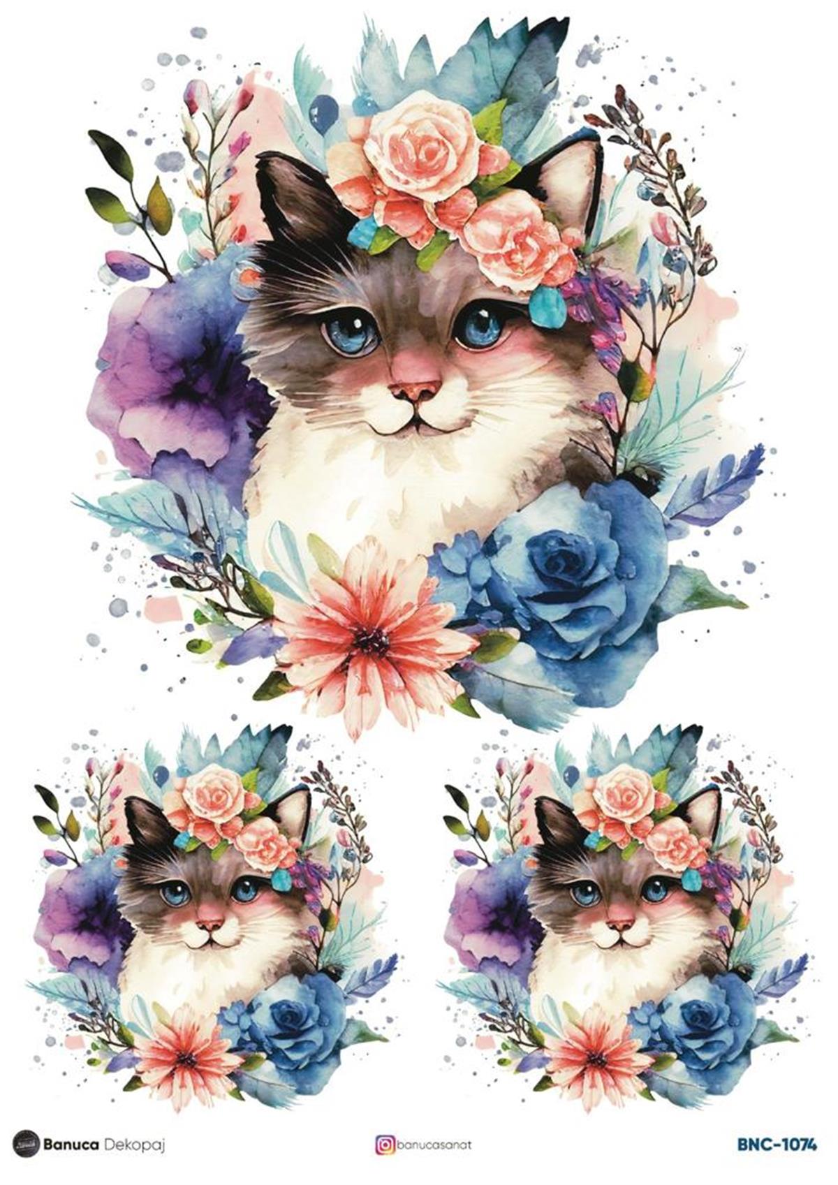 BNC PİRİNÇ DEKOPAJ KAĞIDI 30X41 CM