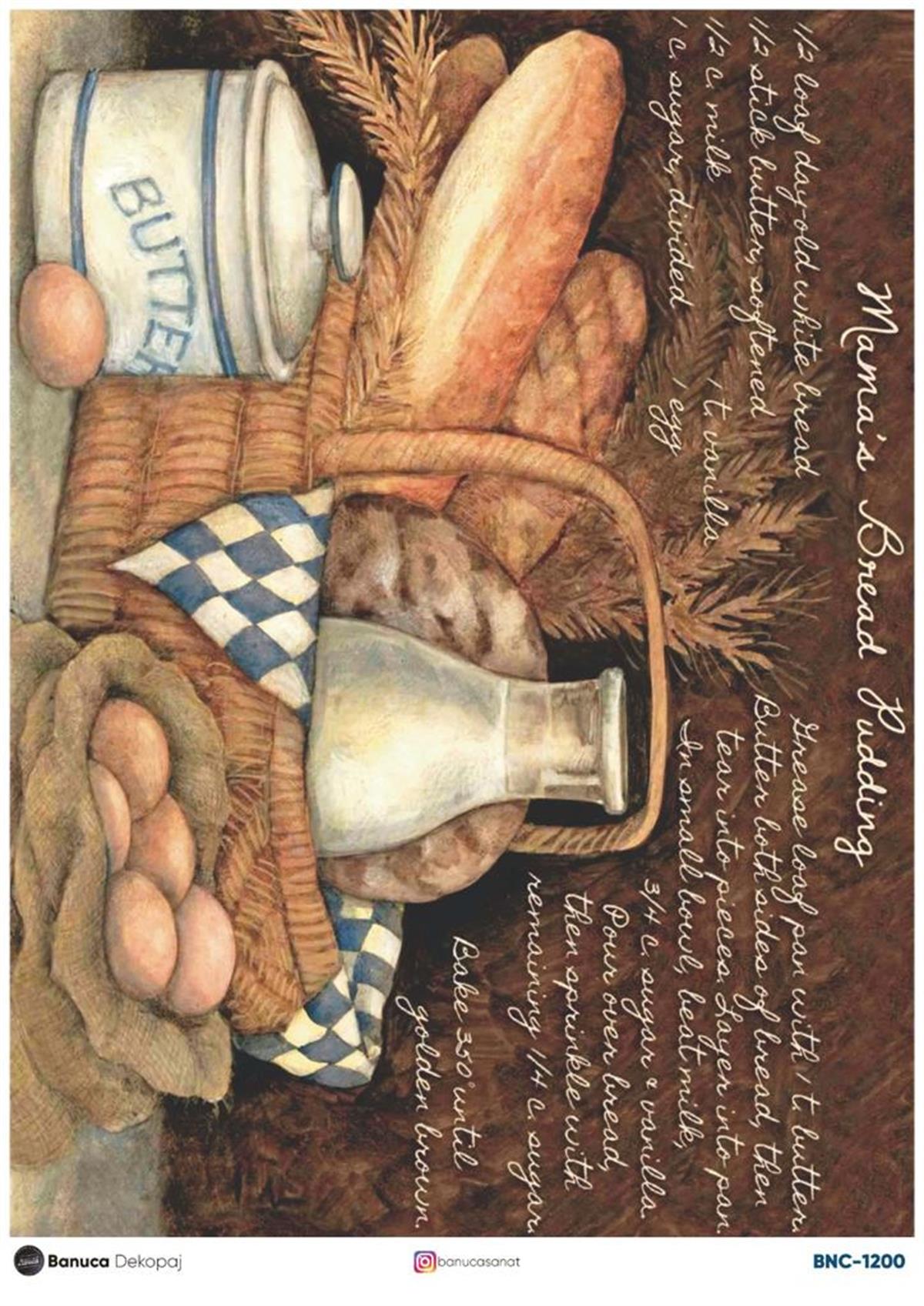 BNC PİRİNÇ DEKOPAJ KAĞIDI  30X41 CM