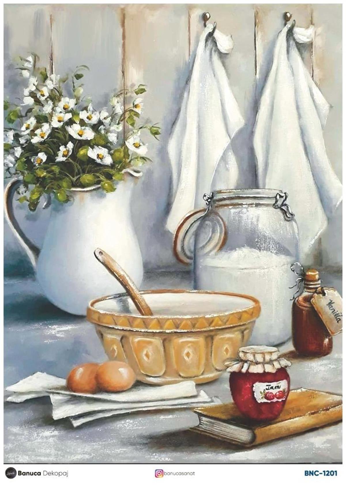 BNC PİRİNÇ DEKOPAJ KAĞIDI  30X41 CM