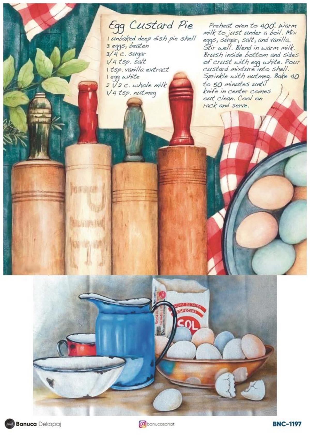 BNC PİRİNÇ DEKOPAJ KAĞIDI  30X41 CM