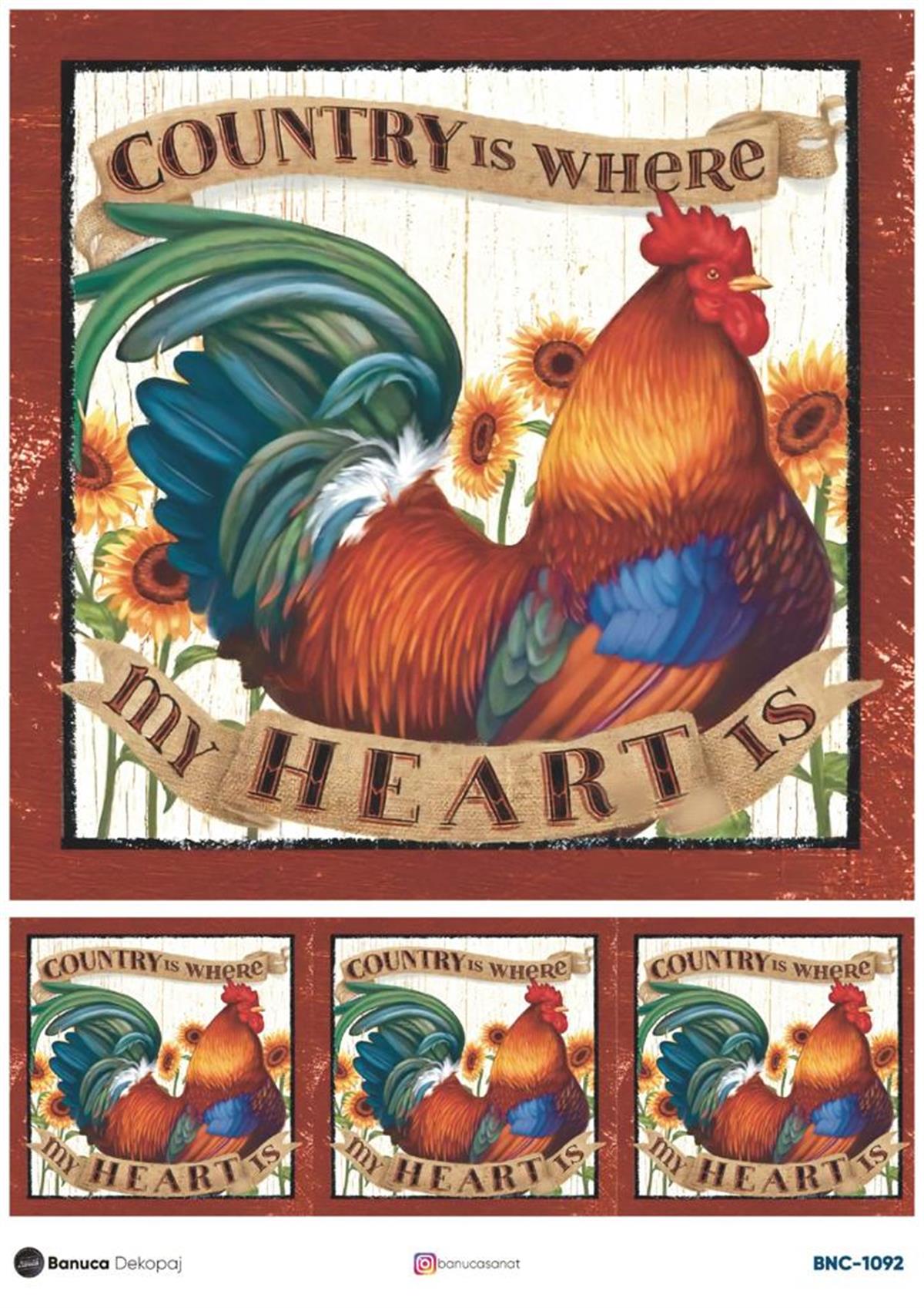 BNC PİRİNÇ DEKOPAJ KAĞIDI 30X41 CM