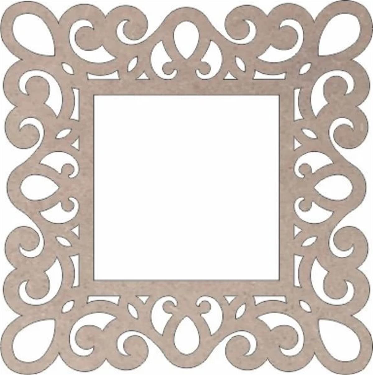 İŞLEMELİ AYNA 60x60 cm