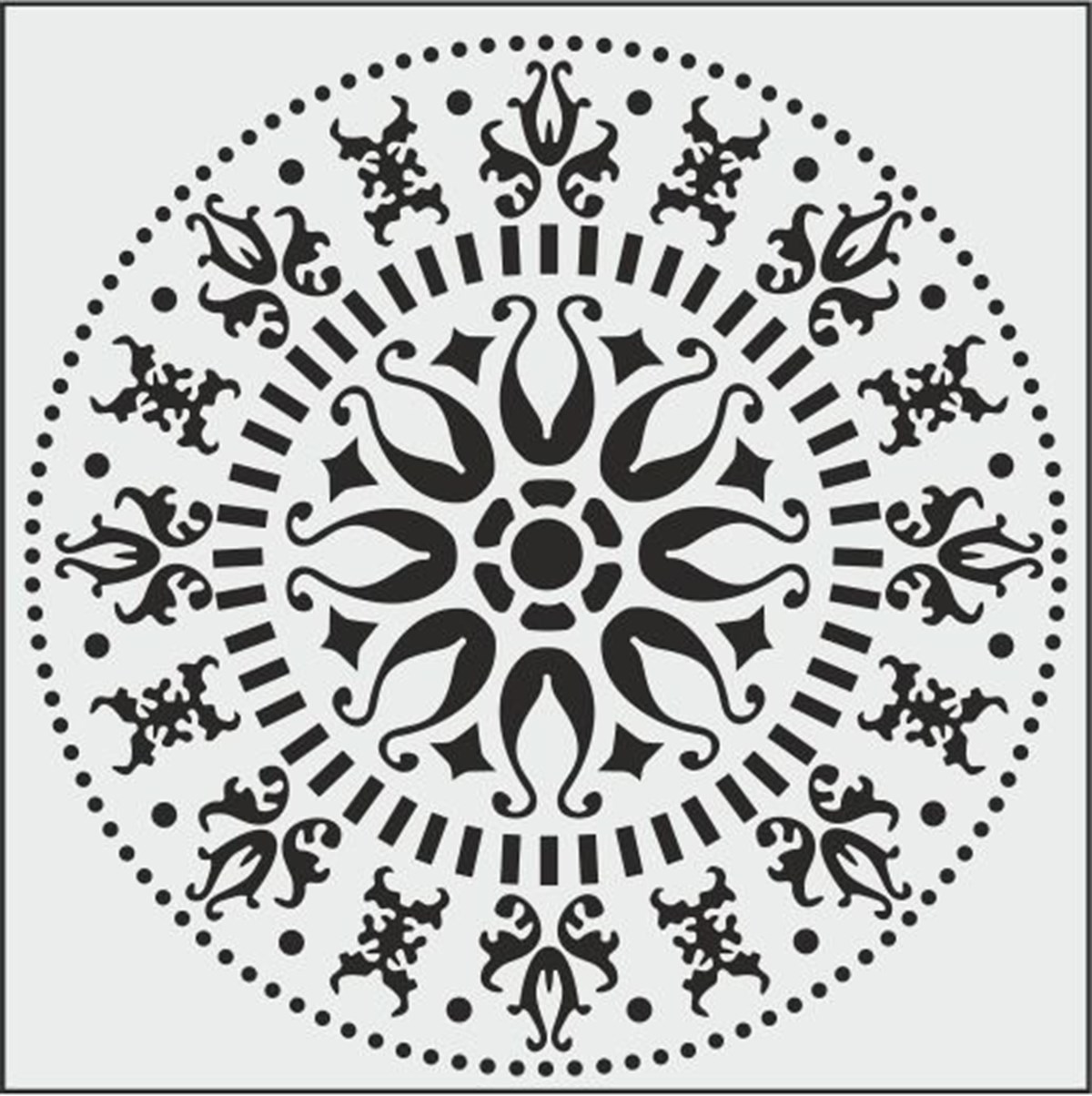 K-007 STENCİL 25x25