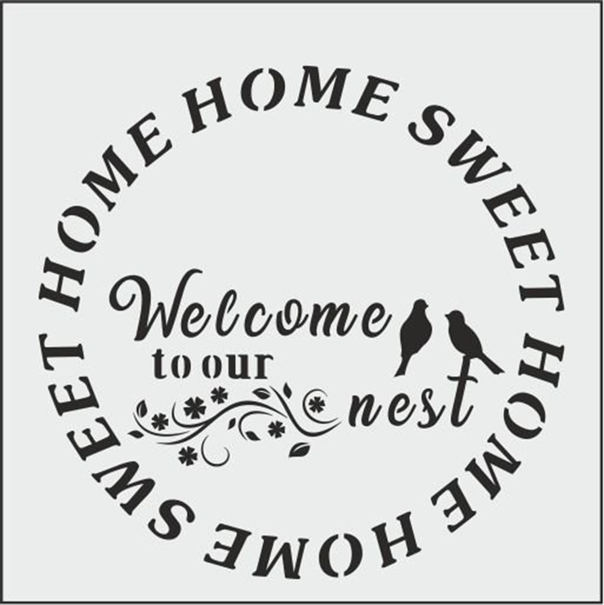 K-029 STENCİL 25x25