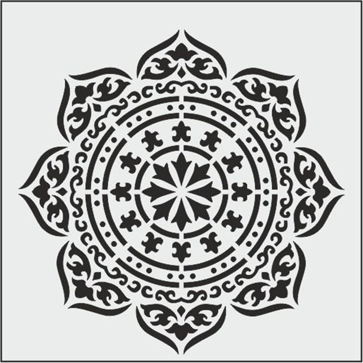 K-052 STENCİL 25x25