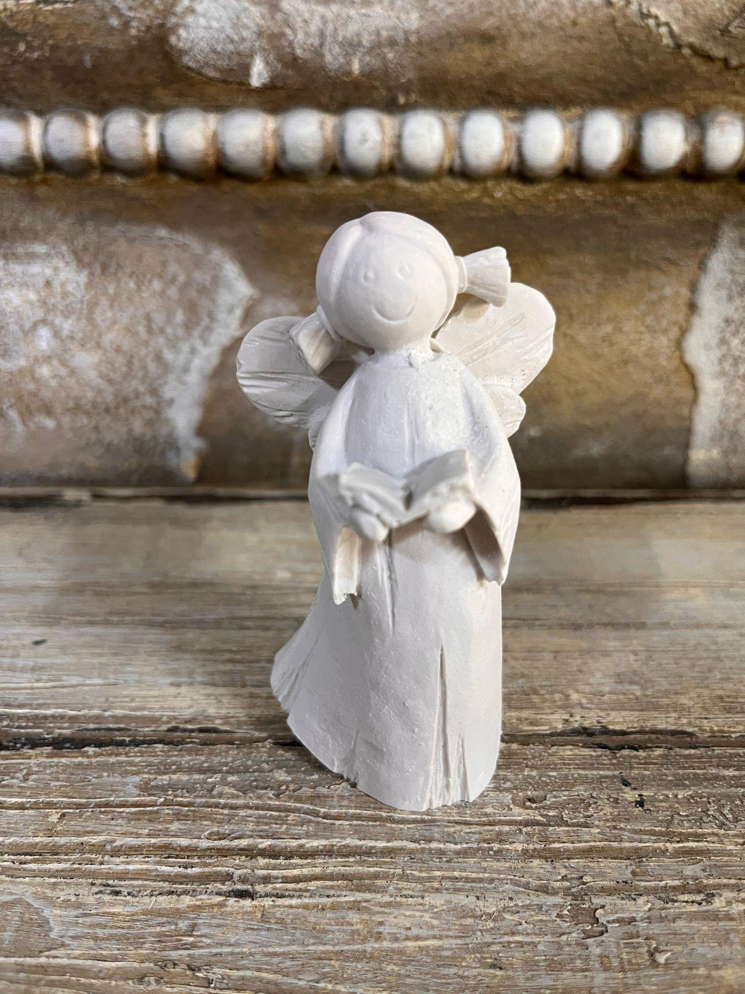 KİTAP TUTAN MELEK KIZ 10X10 CM