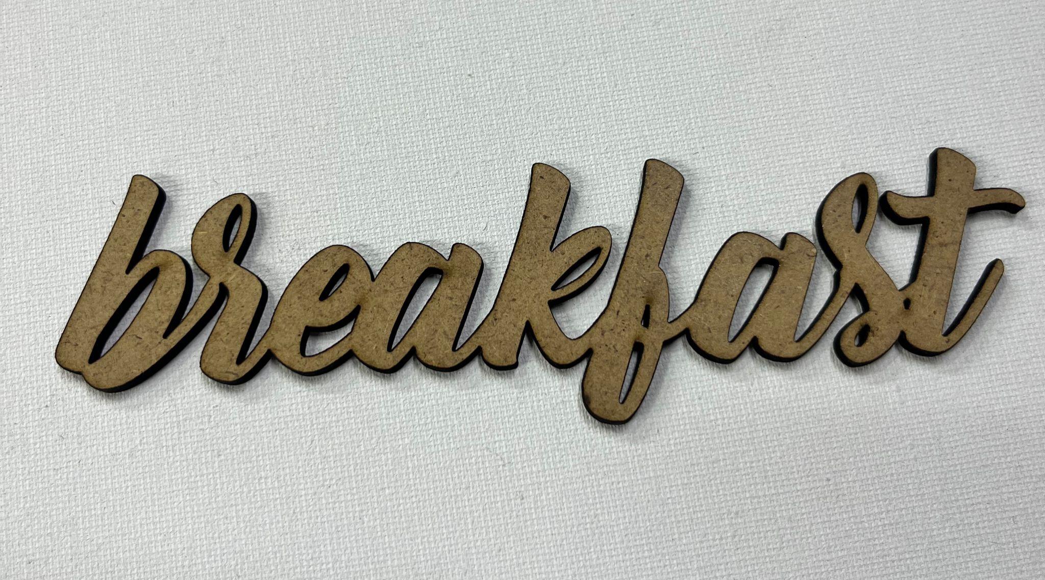 LAZER KESİM BREAKFAST 13X4 CM
