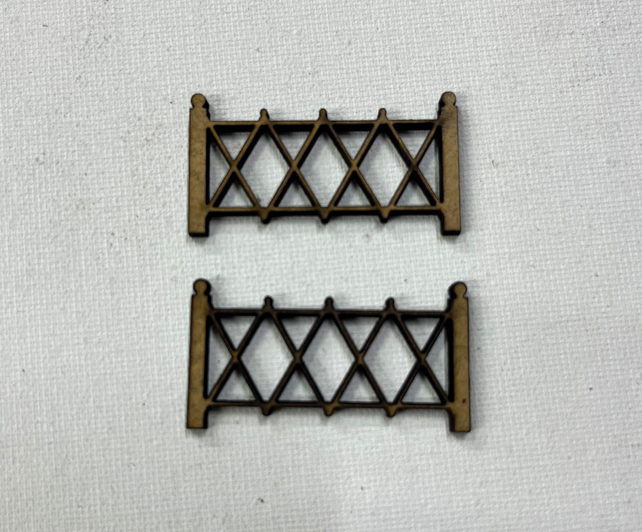 LAZER KESİM MİNYATÜR ÇİT İKİLİ 4X2 CM