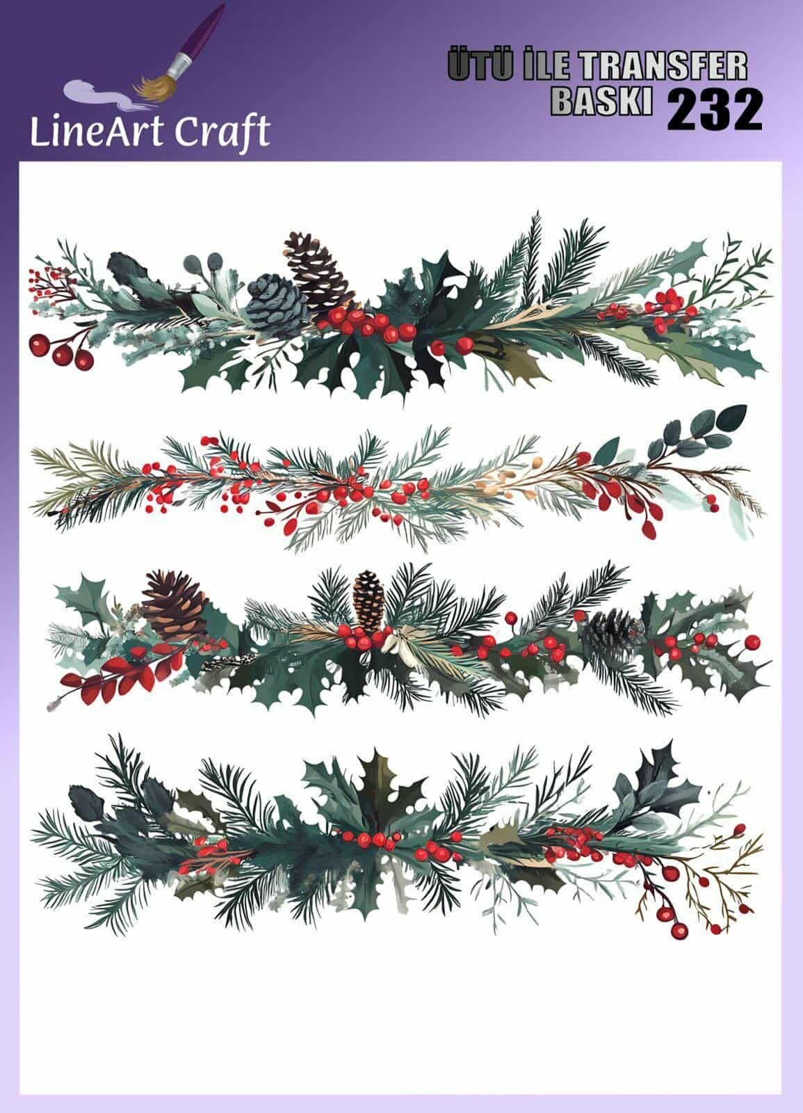 LineArt Kumaş Transfer Kağıdı 20×20 cm