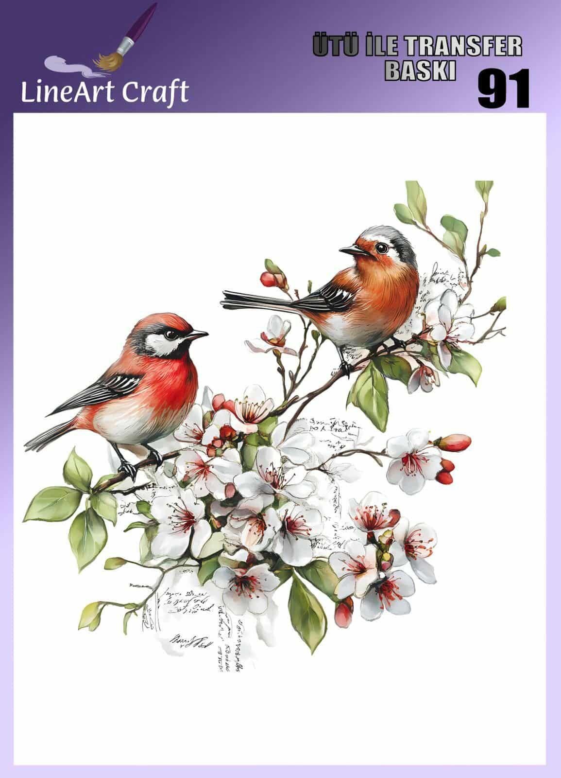 LineArt Kumaş Transfer Kağıdı 20×20 cm