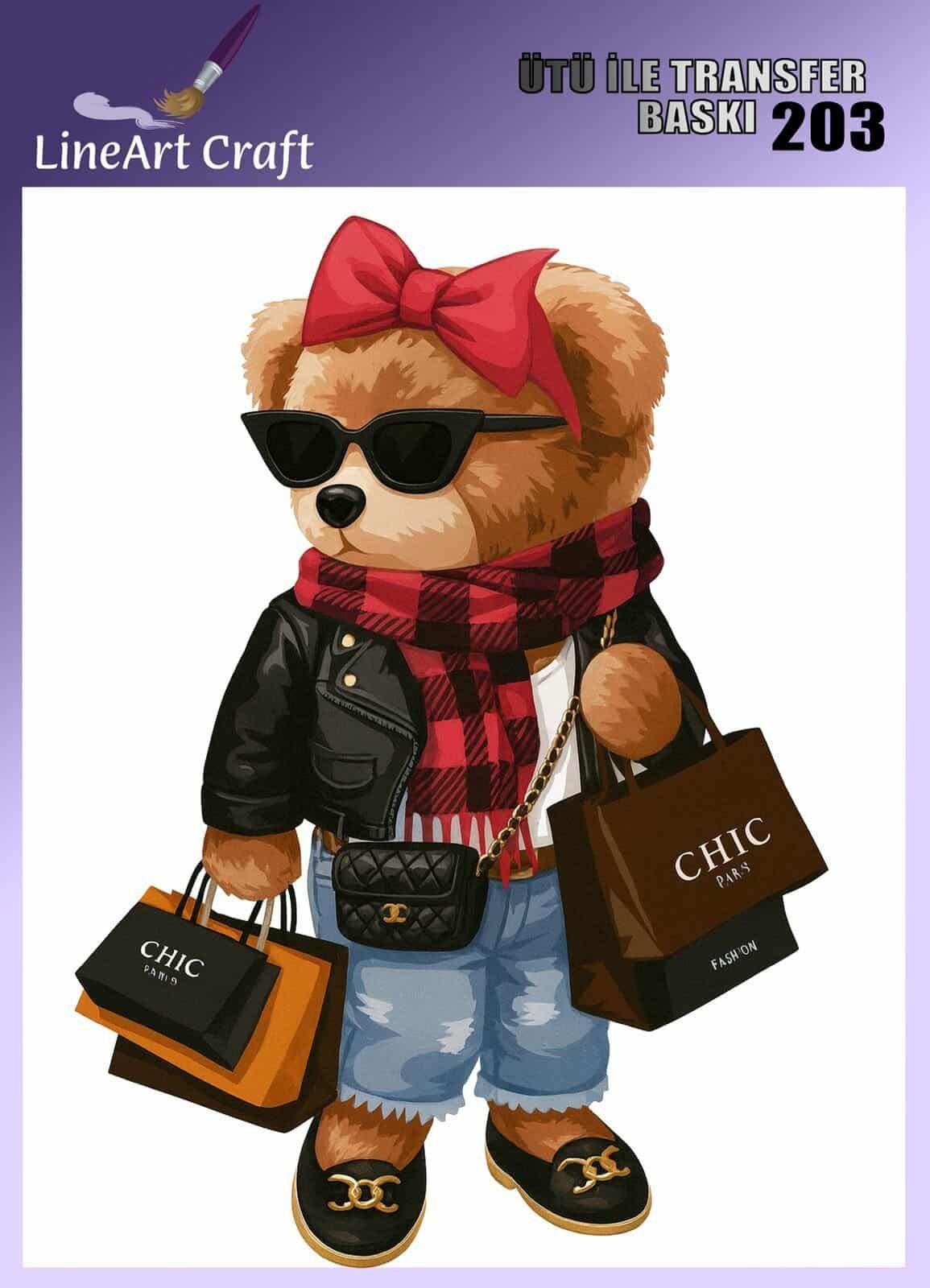 LineArt Kumaş Transfer Kağıdı 20×20 cm