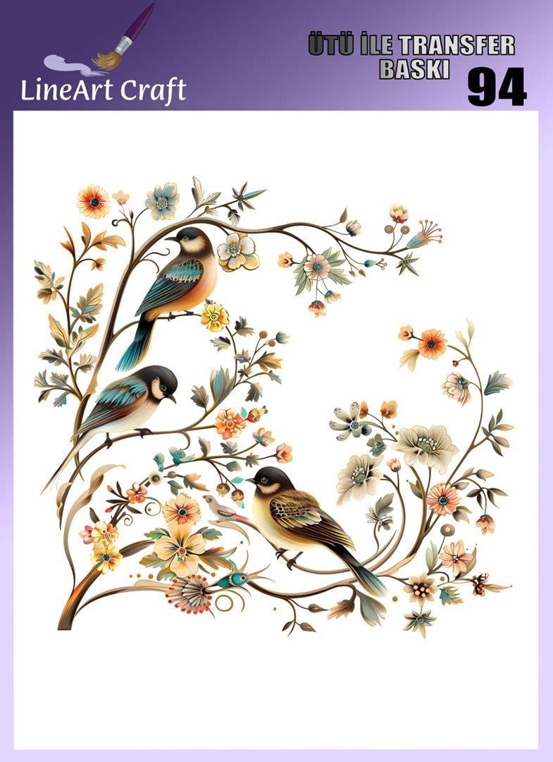 LineArt Kumaş Transfer Kağıdı No: 94 20×20 cm