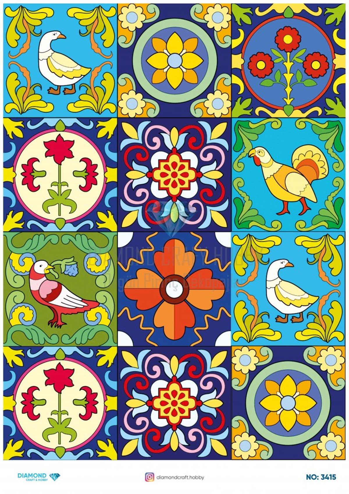 PİRİNÇ DEKOPAJ 3415