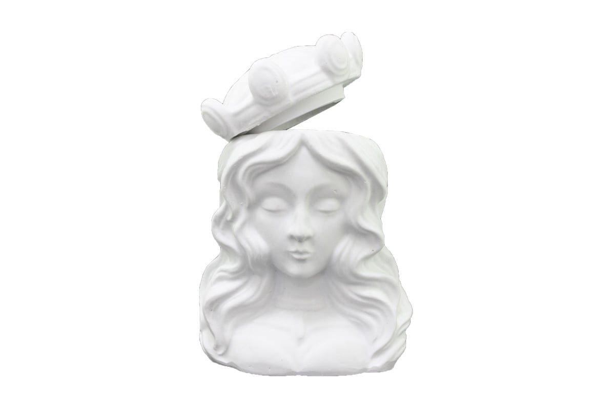Polyester Kraliçe Büst Saksi \ 23X15cm