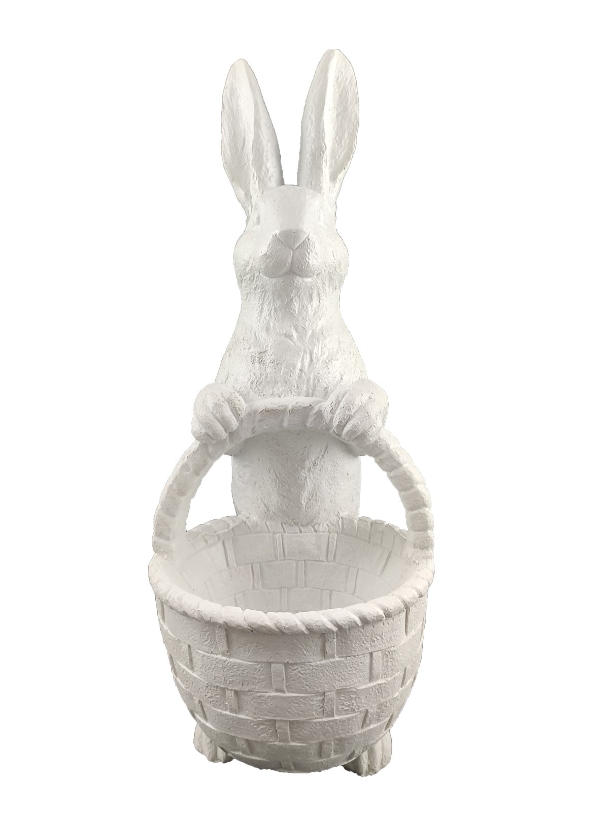 Polyester Sepetli Tavşan 43X22cm