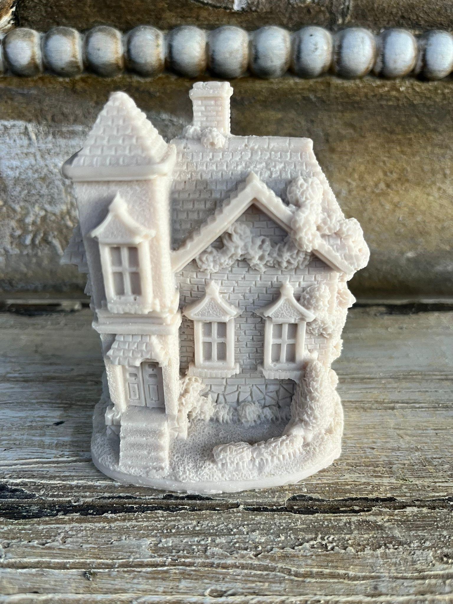 Polyester Yılbaşı Ev 10x9x6 cm 