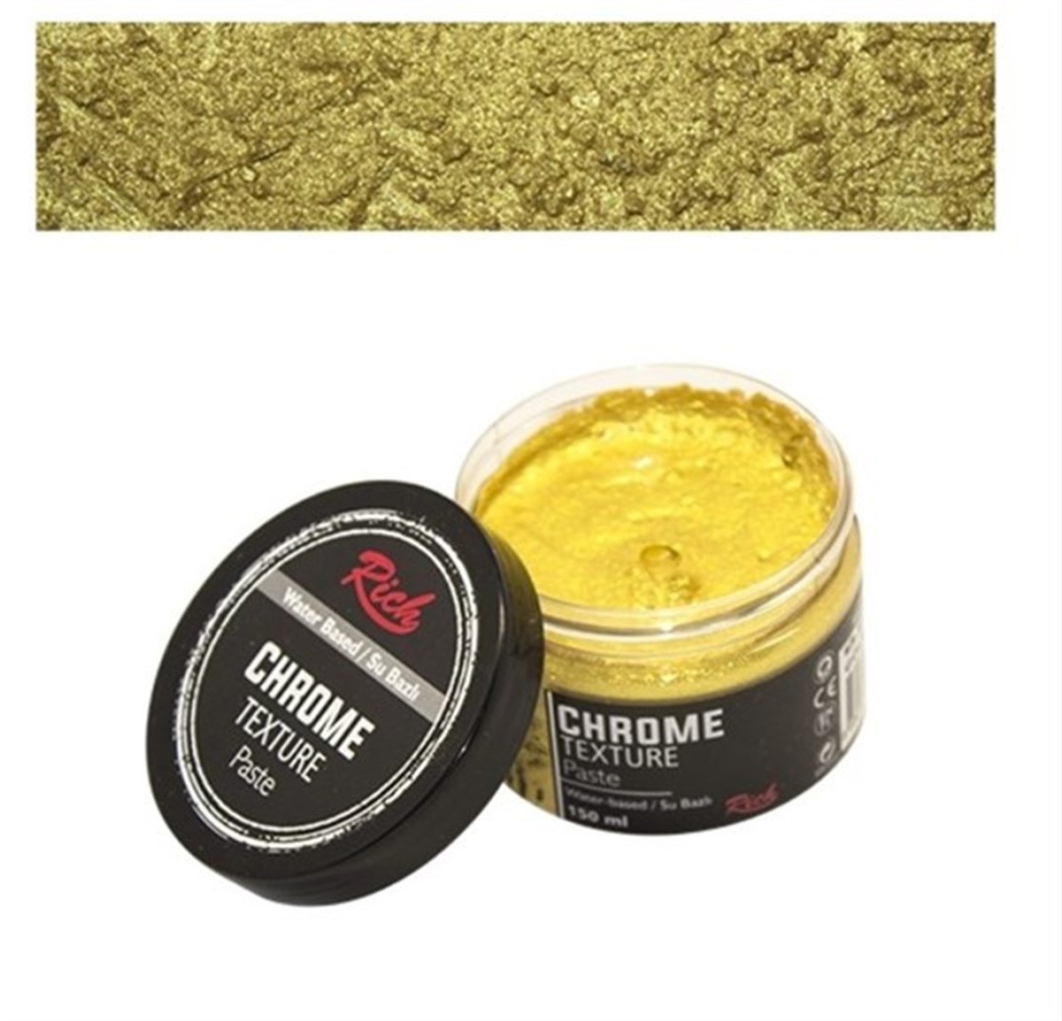 Rich Chrome Texture Pasta Altin