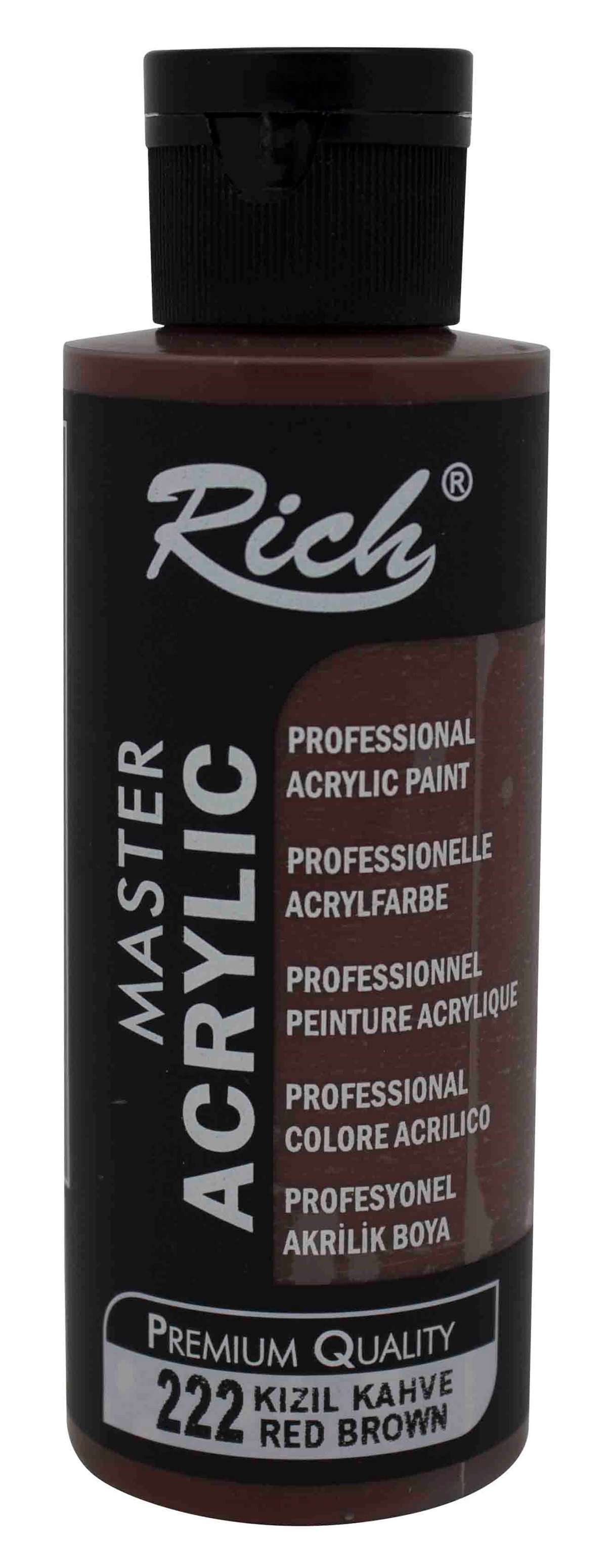Rich Master Akrilik Boya Kizil Kahve 222