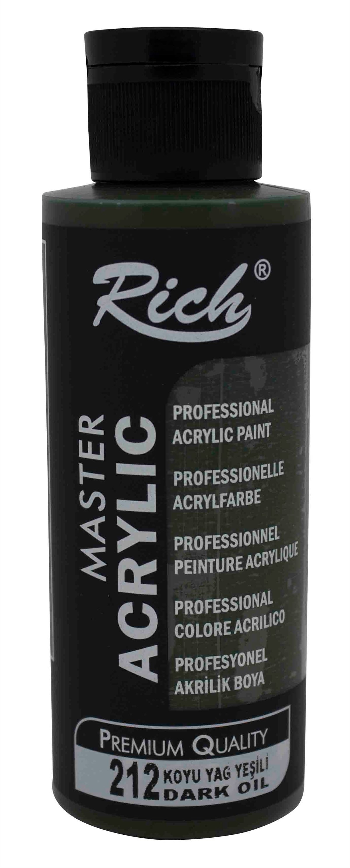 Rich Master Akrilik Boya Koyu Yağ Yeşili 212