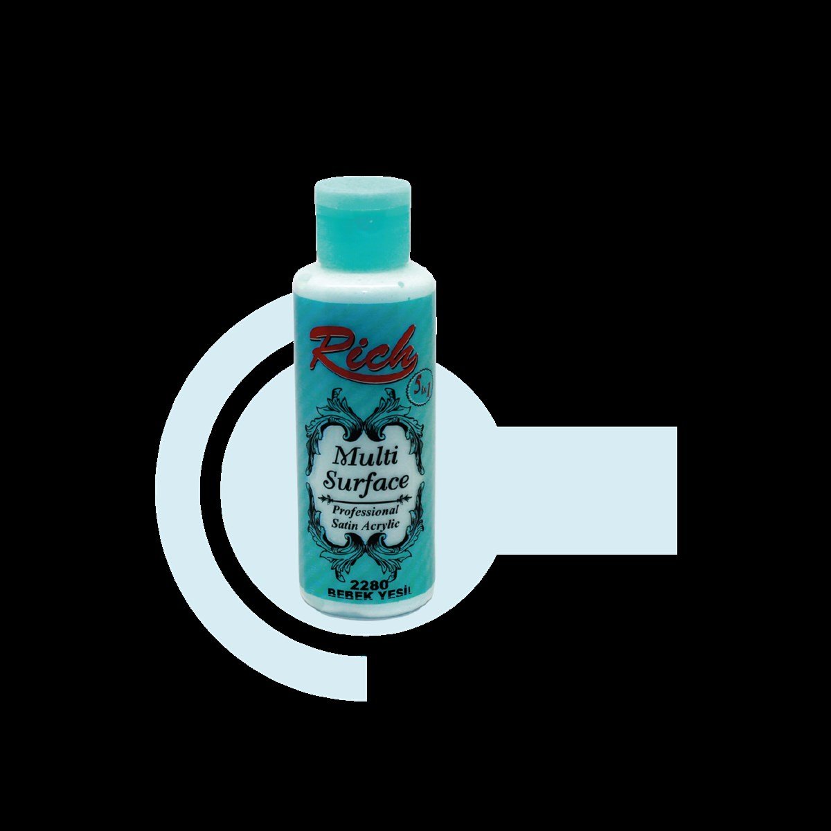 Rich Multi Surface Bebek Yeşili