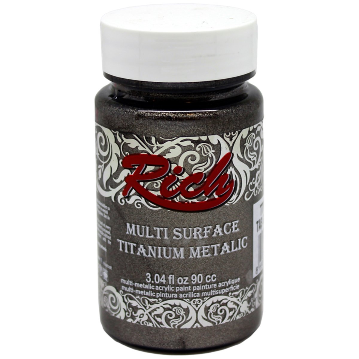 Rich Multi Surface Titanyum Metalik Taş Gri 90cc