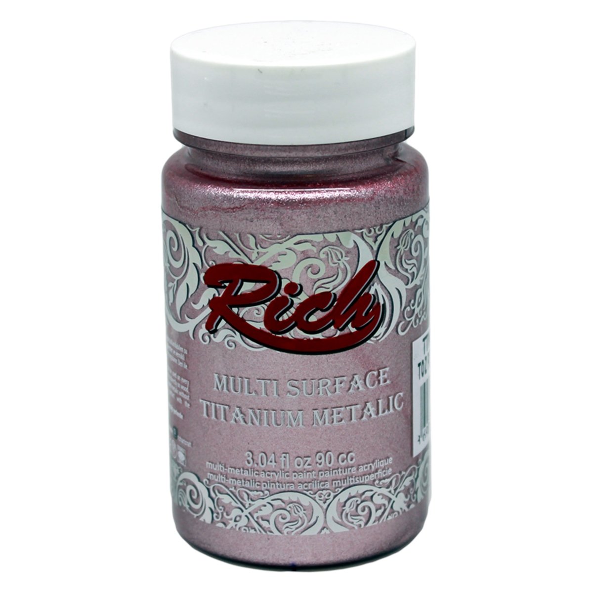 Rich Multi Surface Titanyum Metalik Toz Pembe 90cc